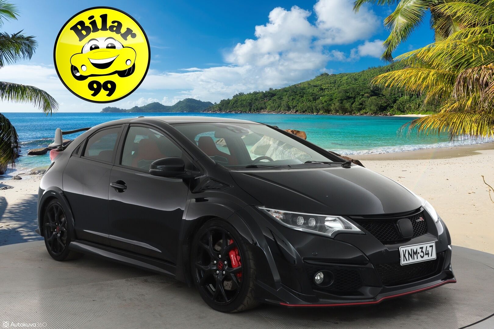 Honda Civic 2016 5D 2,0 Type-R GT ** P.Kamera / Kaistavahti / Navi /  Vakkari / AC / Sporttipenkit / KeylessGO / Lohkolämmitin ** - Juuri huollettu / Hyvät talvirenkaat / Suomi-Auto *