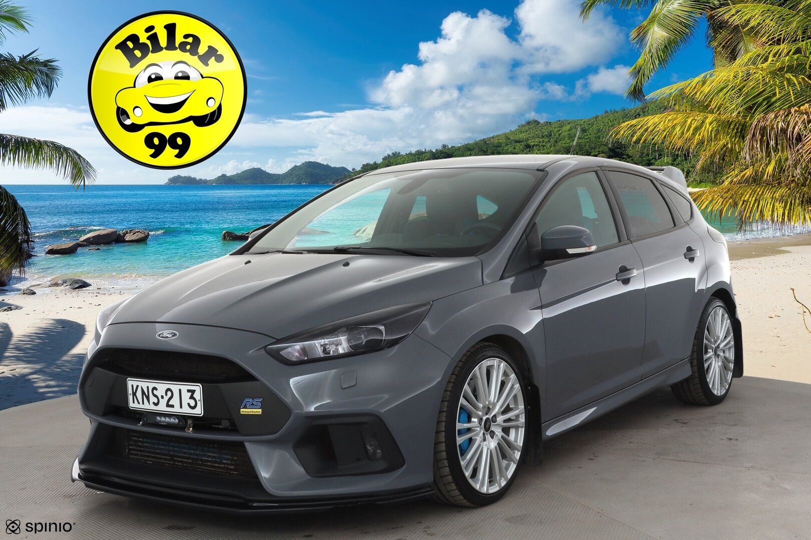 Ford Focus 2016 2,3 EcoBoost 400 hv Montune M6 RS * Vakkari / Lohko / P.kamera / Sporttipenkit * - Kahdet Renkaat / Suomi-auto