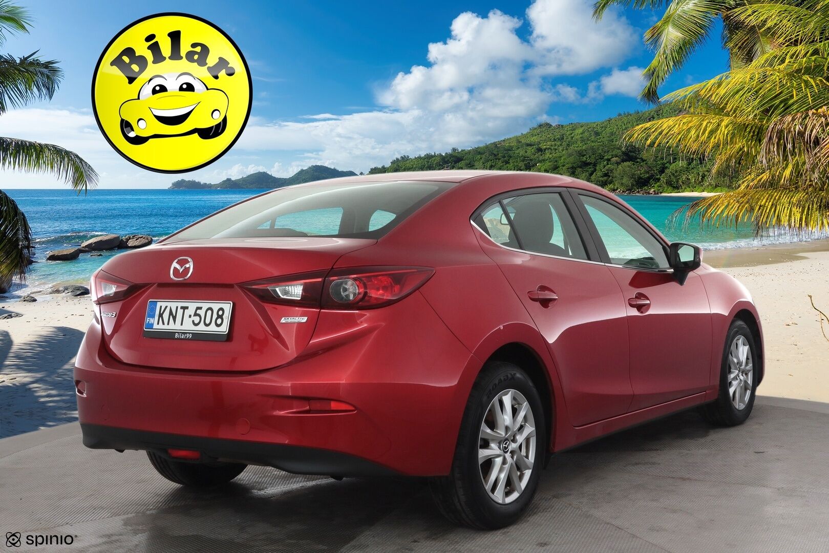 Mazda Mazda3 2016 Sedan 2,0 (120) SKYACTIV-G Premium 6MT 4ov CO3 - | Vakionopeudensäädin | Navi | Aut. ilmastointi | BT audio | Lohko | Penkinlämmittimet | Smart City Brake Support | 2x renkaat aluin | 