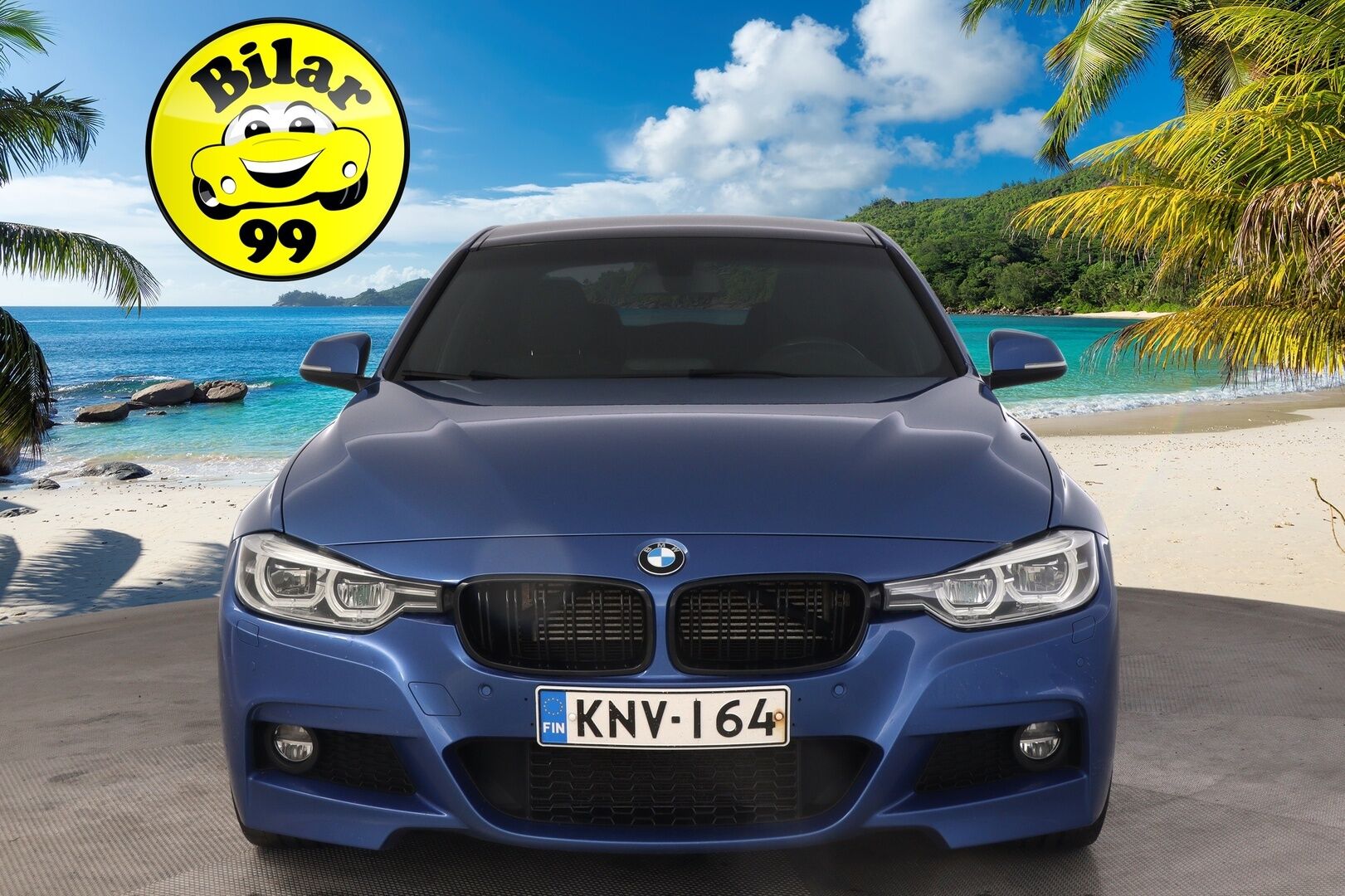 BMW 330 2016 F30 Sedan 330e A Business M-Sport*Hifit / Shadowline / Sporttipenkit* - *Estoril Blue / 2x renkaat & vanteet* - Osta nyt, maksa vasta ensi vuonna