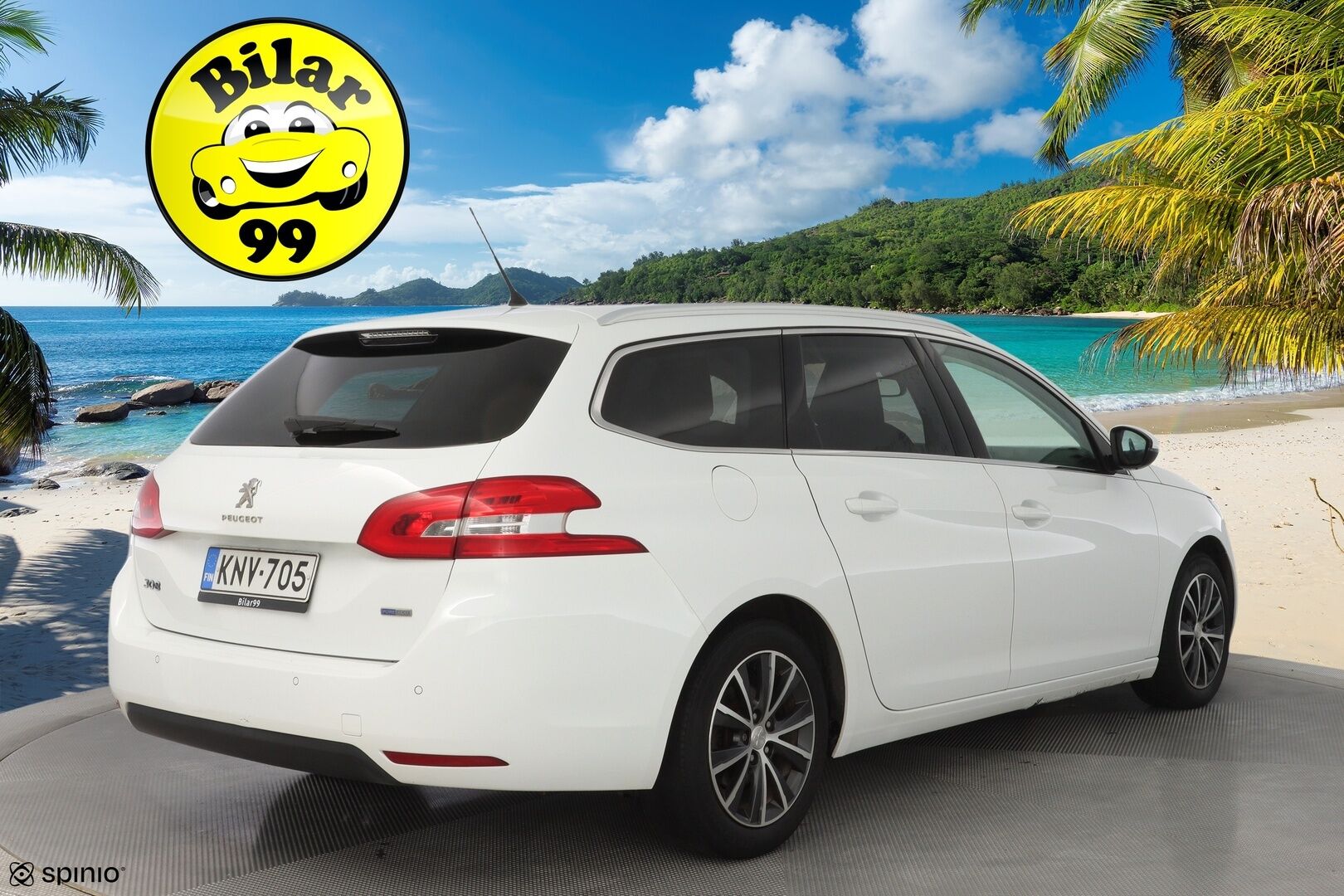 Peugeot 308 2016 SW Allure Edition PureTech 130 *Led-valot / Tutkat / Vakionopeudensäädin / Jakopää tehty / Kahdet renkaat* - Suomi-auto / Jakopää tehty 09/2025 / Kahdet hyvät renkaat