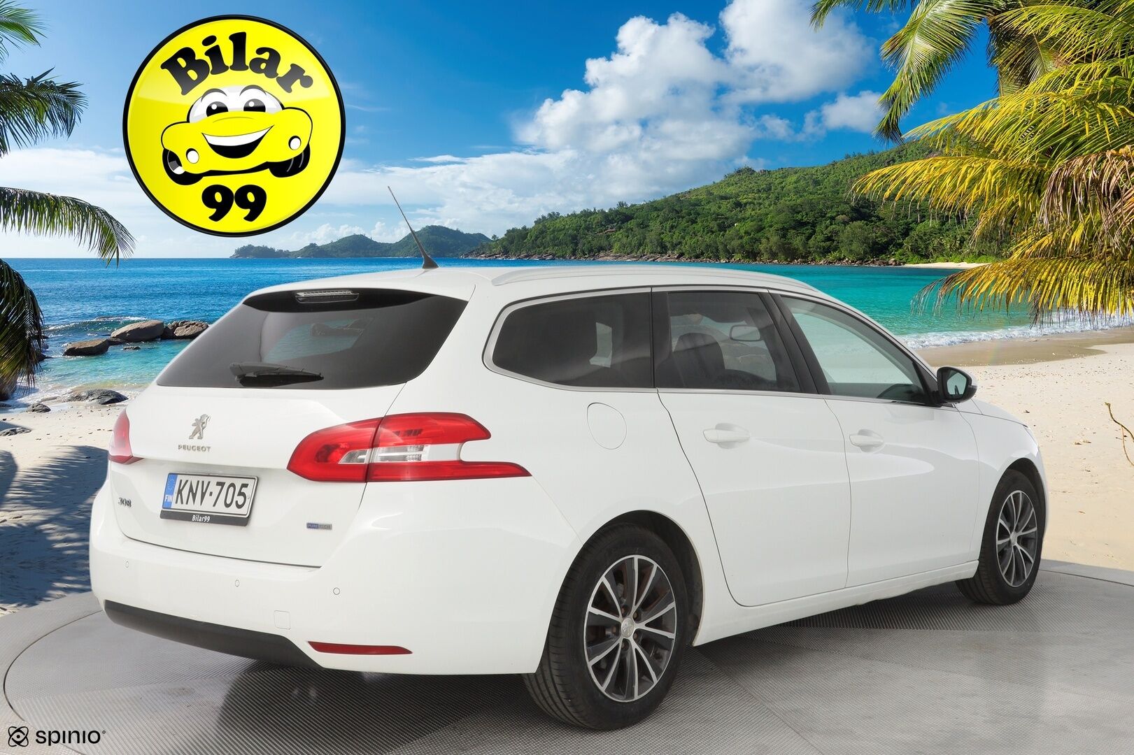 Peugeot 308 2016 SW Allure Edition PureTech 130 *Myydään huutokaupat.com sivustolla* - Suomi-auto / Jakopää tehty 09/2025 / Kahdet hyvät renkaat 