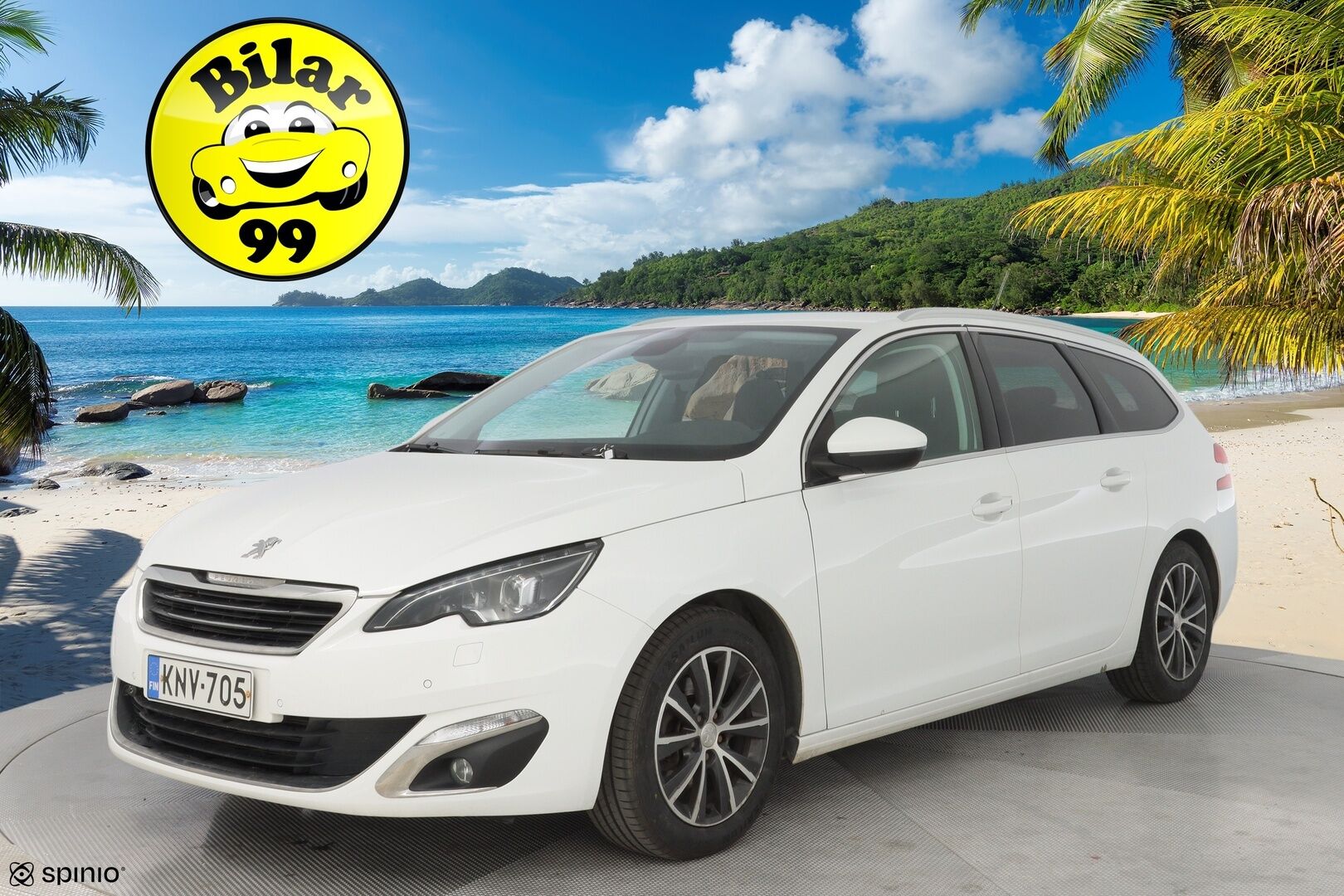 Peugeot 308 2016 SW Allure Edition PureTech 130 *Myydään huutokaupat.com sivustolla* - Suomi-auto / Jakopää tehty 09/2025 / Kahdet hyvät renkaat 