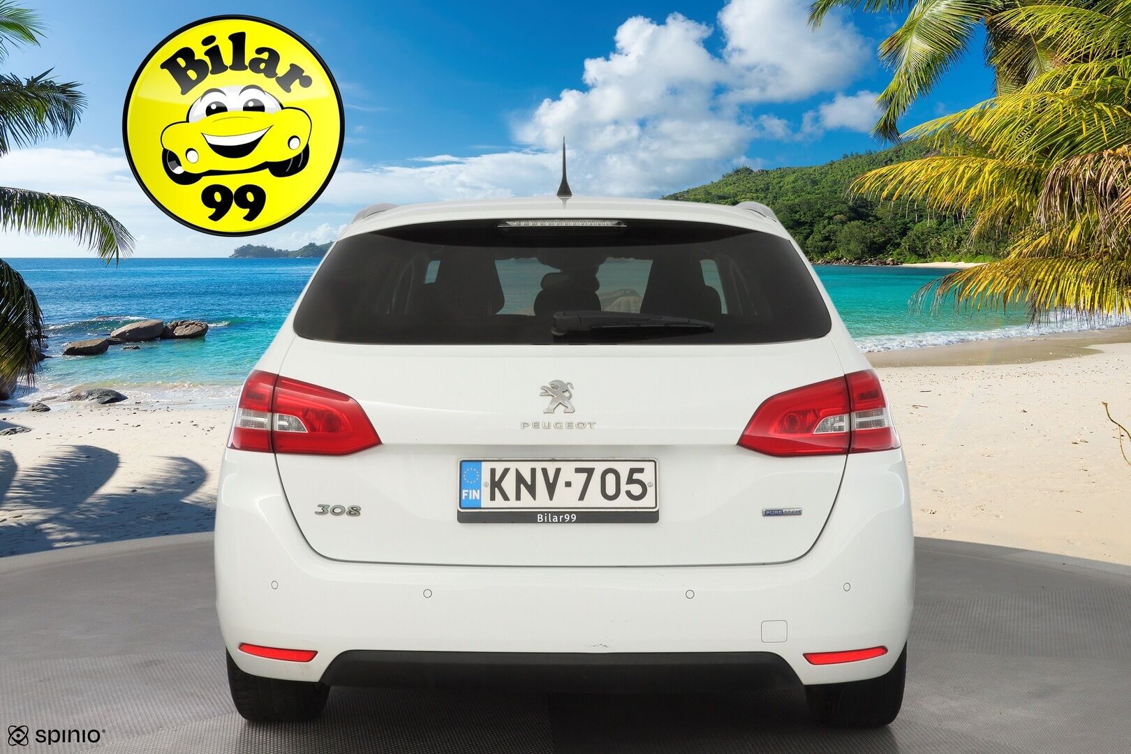 Peugeot 308 2016 SW Allure Edition PureTech 130 *Led-valot / Tutkat / Vakionopeudensäädin / Jakopää tehty / Kahdet renkaat* - Suomi-auto / Jakopää tehty 09/2025 / Kahdet hyvät renkaat