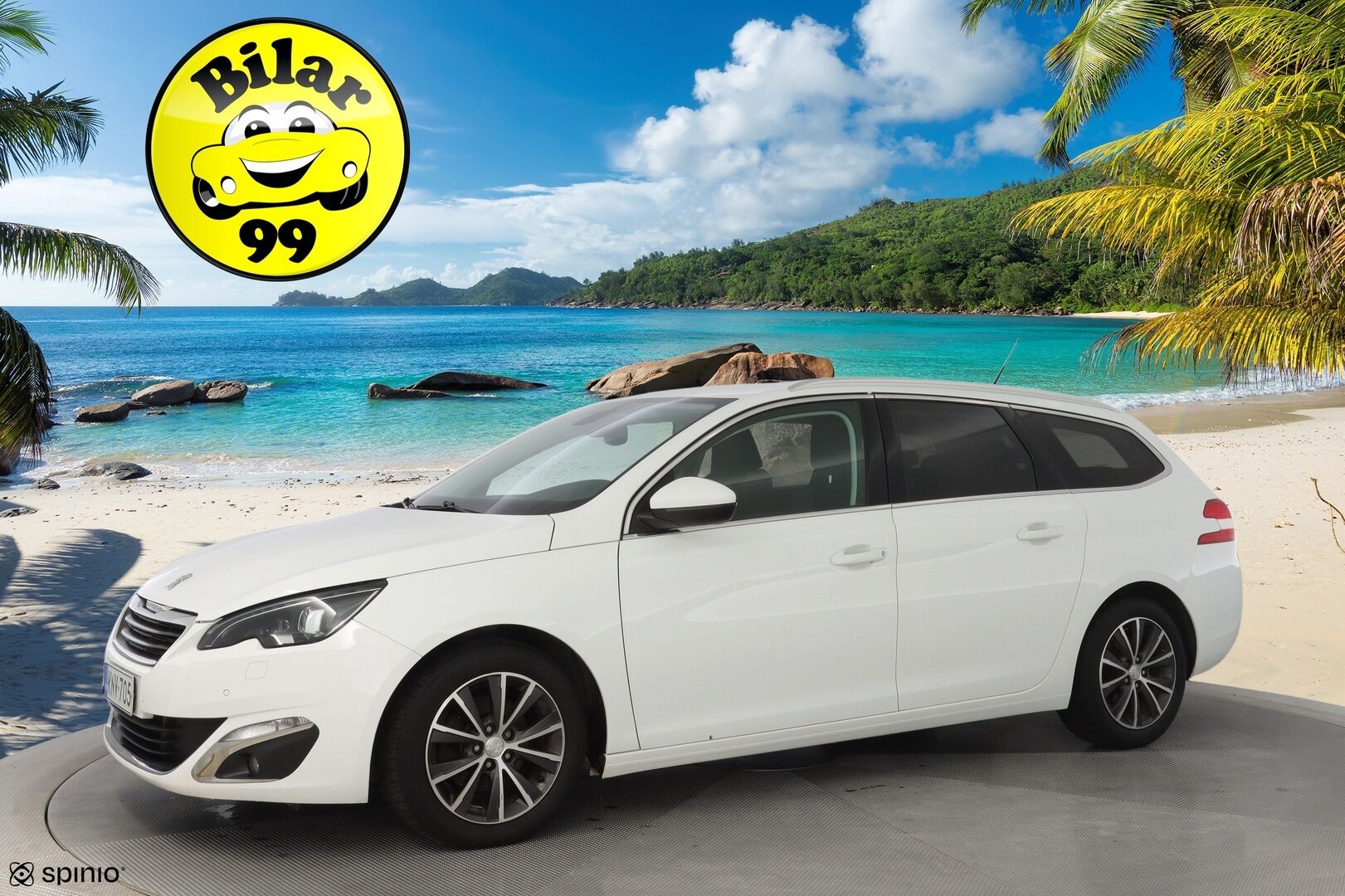 Peugeot 308 2016 SW Allure Edition PureTech 130 *Led-valot / Tutkat / Vakionopeudensäädin / Jakopää tehty / Kahdet renkaat* - Suomi-auto / Jakopää tehty 09/2025 / Kahdet hyvät renkaat