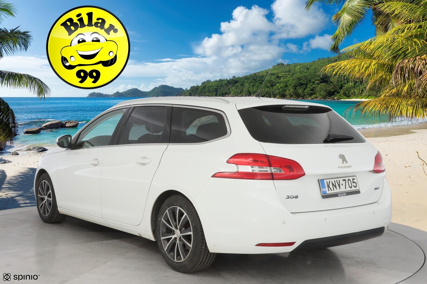 Peugeot 308 2016 SW Allure Edition PureTech 130 *Myydään huutokaupat.com sivustolla* - Suomi-auto / Jakopää tehty 09/2025 / Kahdet hyvät renkaat 