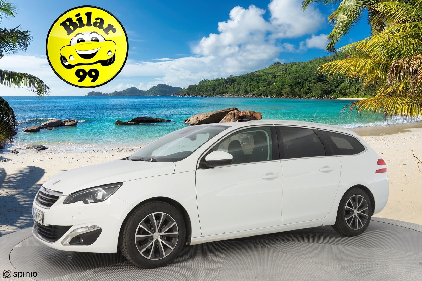 Peugeot 308 2016 SW Allure Edition PureTech 130 *Myydään huutokaupat.com sivustolla* - Suomi-auto / Jakopää tehty 09/2025 / Kahdet hyvät renkaat 