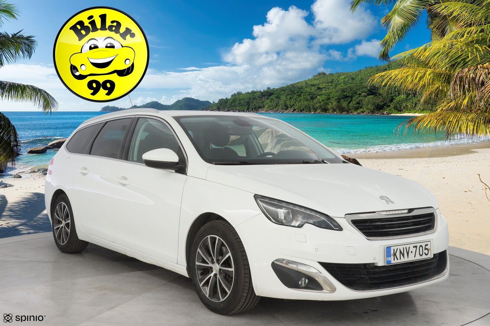 Peugeot 308 2016 SW Allure Edition PureTech 130 *Myydään huutokaupat.com sivustolla* - Suomi-auto / Jakopää tehty 09/2025 / Kahdet hyvät renkaat 