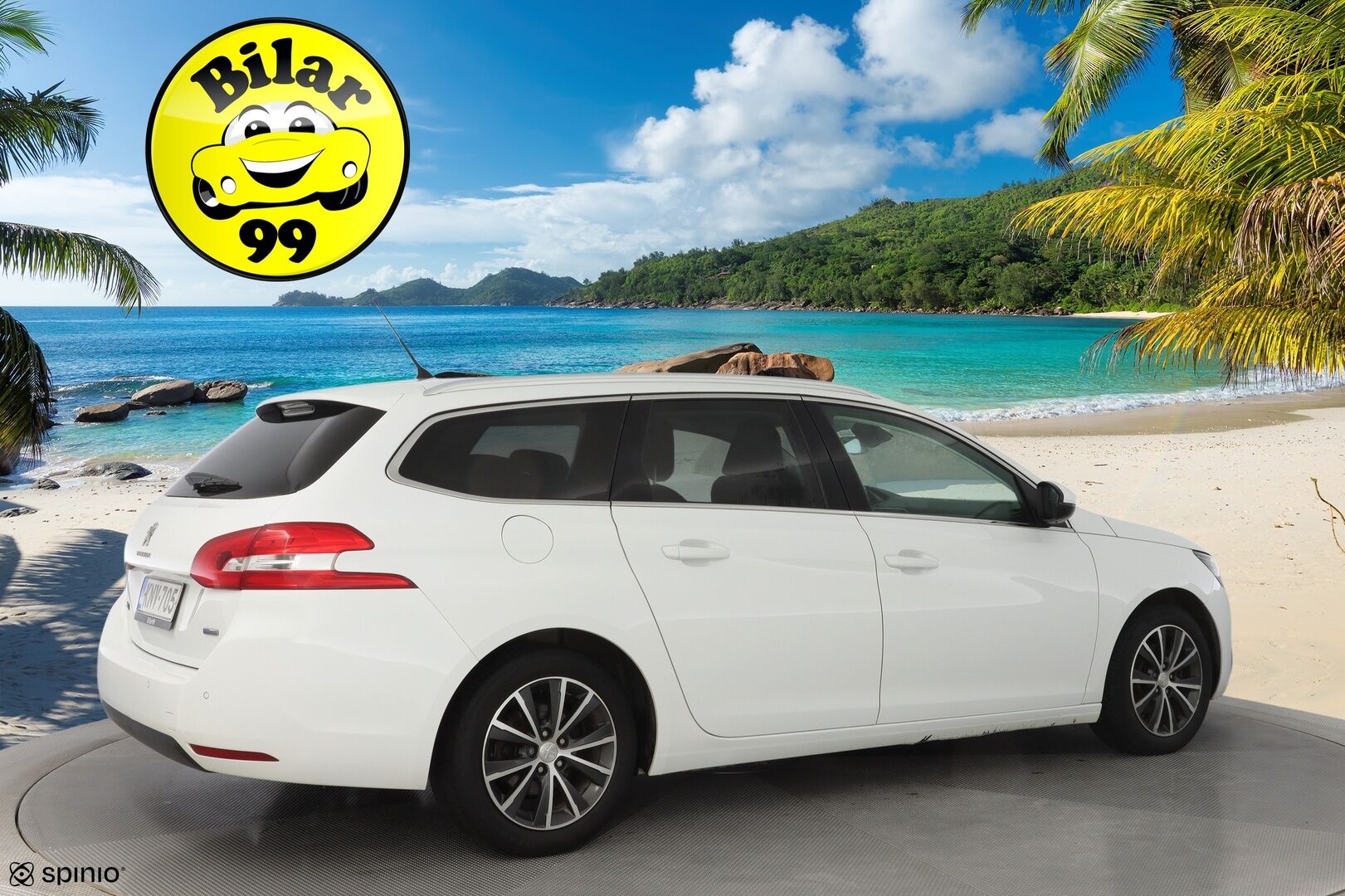 Peugeot 308 2016 SW Allure Edition PureTech 130 *Led-valot / Tutkat / Vakionopeudensäädin / Jakopää tehty / Kahdet renkaat* - Suomi-auto / Jakopää tehty 09/2025 / Kahdet hyvät renkaat