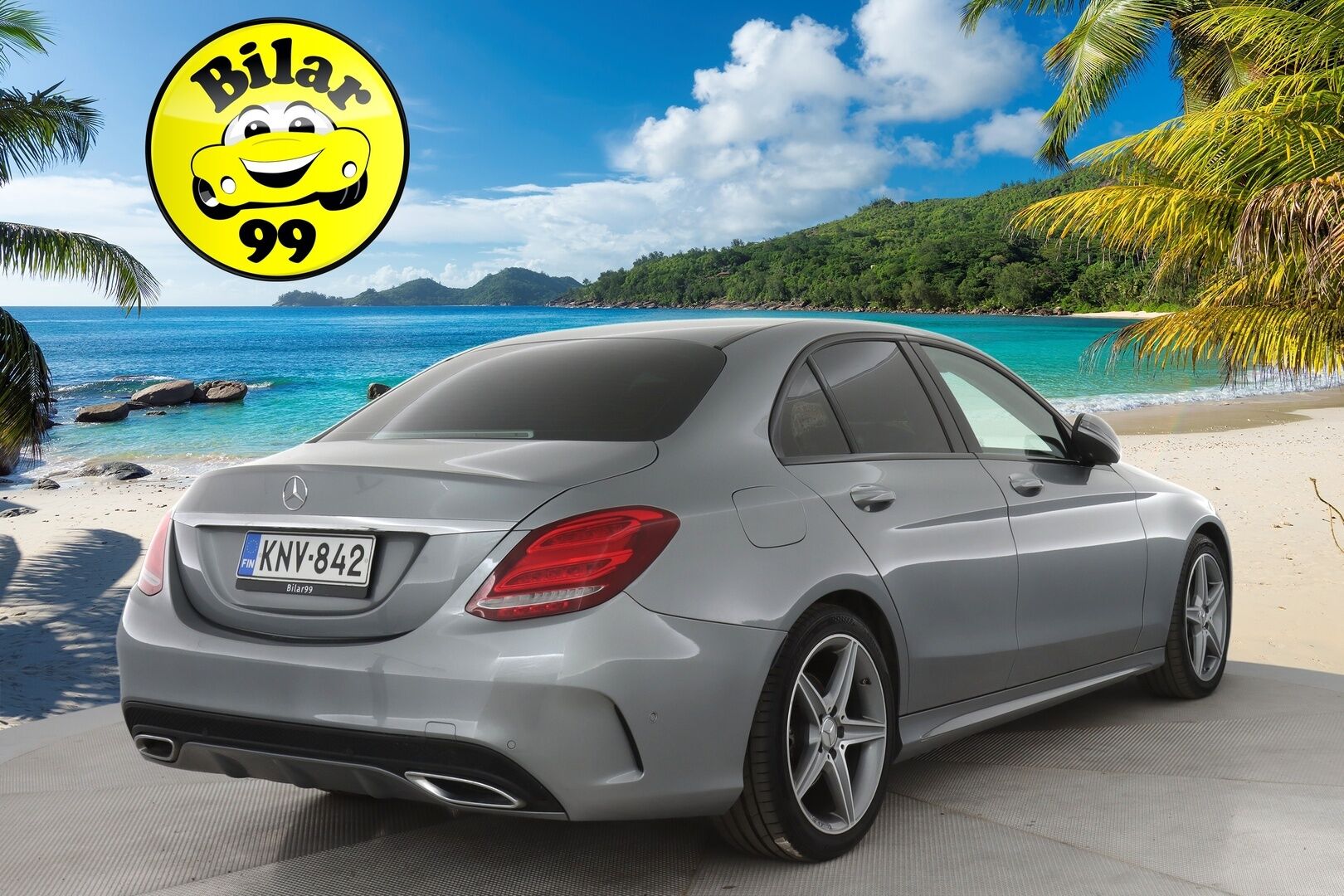 Mercedes-Benz C 2016 220d 4Matic Business AMG * Webasto / Distronic / ILS-LED / P.Tutkat / Sportpenkit / Navi / Kaistavahti / Katveavustin * - Suomi-auto / Kahdet renkaat aluvanteilla - HULLUT AVAJAISHULINAT KORKOTARJOUS 3,29 %