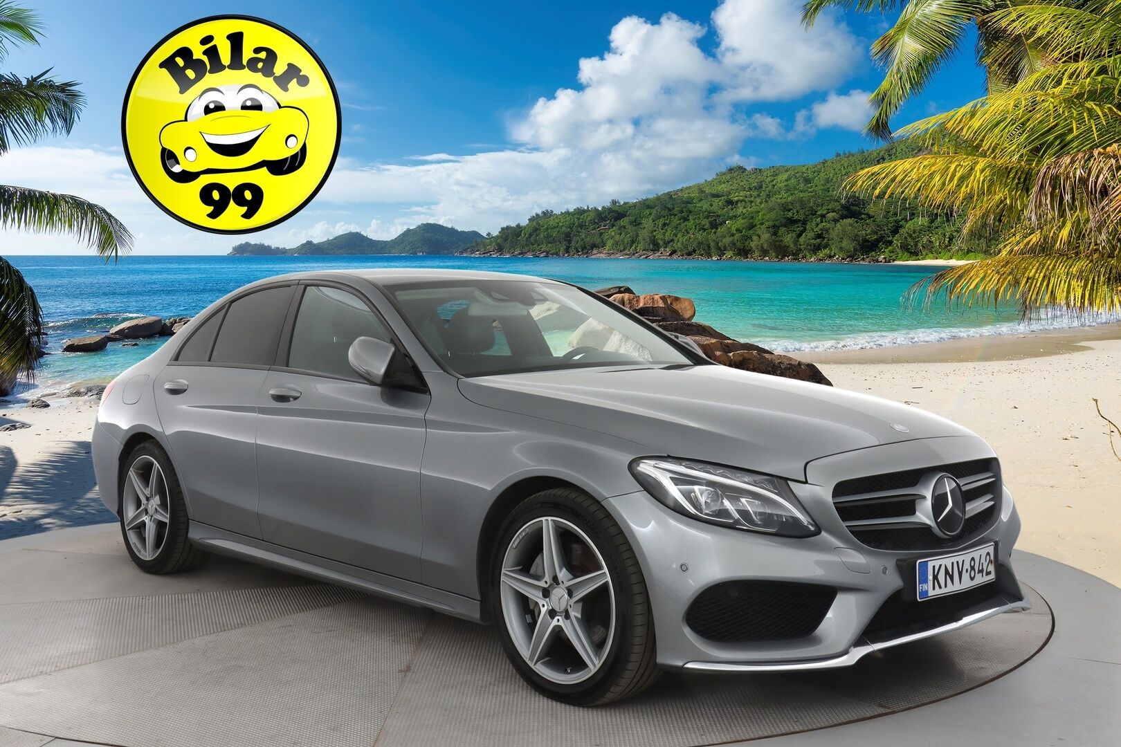 Mercedes-Benz C 2016 220d 4Matic Business AMG * Webasto / Distronic / ILS-LED / P.Tutkat / Sportpenkit / Navi / Kaistavahti / Katveavustin * - Suomi-auto / Kahdet renkaat aluvanteilla - HULLUT AVAJAISHULINAT KORKOTARJOUS 3,29 %