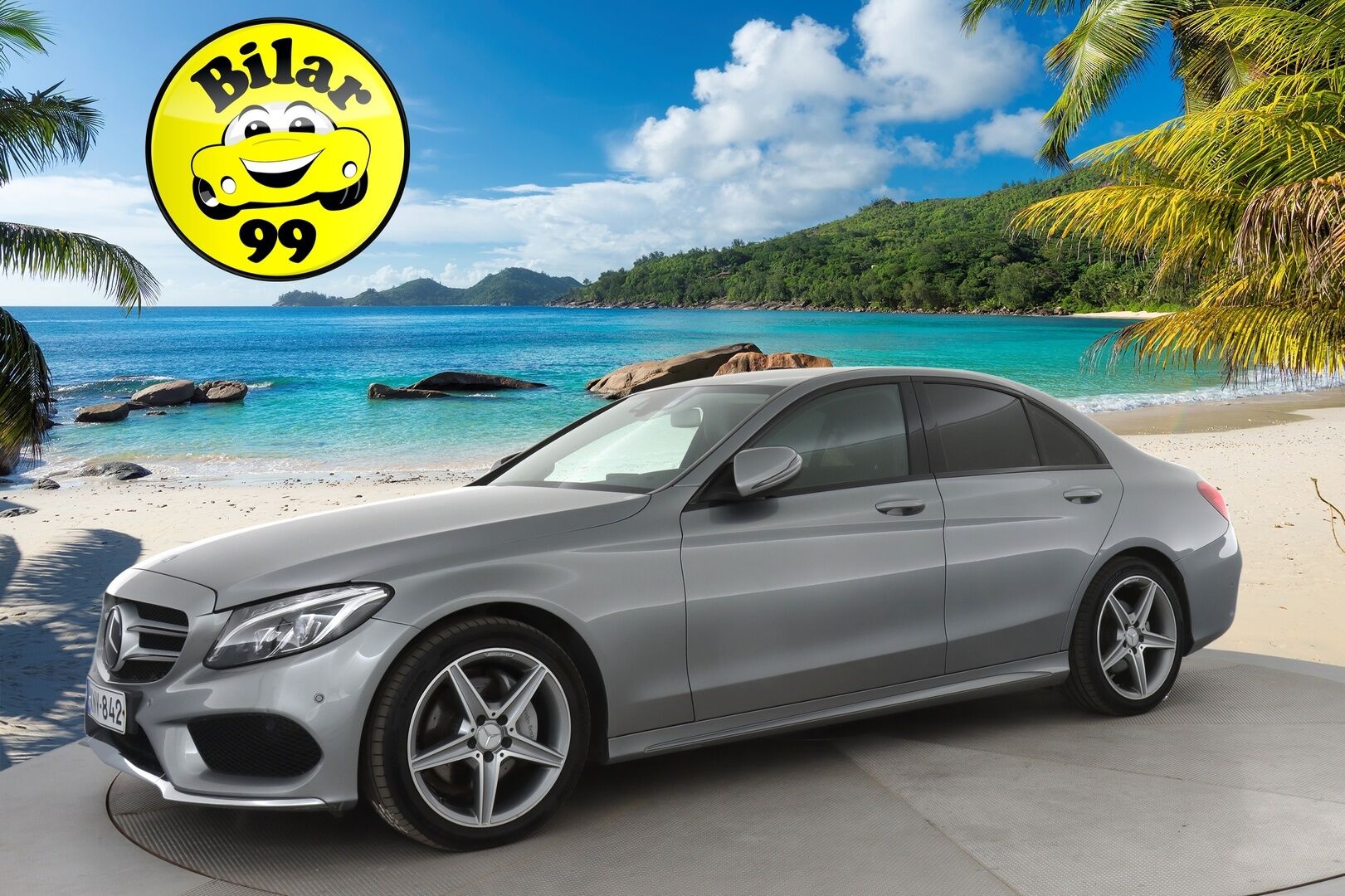 Mercedes-Benz C 2016 220d 4Matic Business AMG * Webasto / Distronic / ILS-LED / P.Tutkat / Sportpenkit / Navi / Kaistavahti / Katveavustin * - Suomi-auto / Kahdet renkaat aluvanteilla - HULLUT AVAJAISHULINAT KORKOTARJOUS 3,29 %