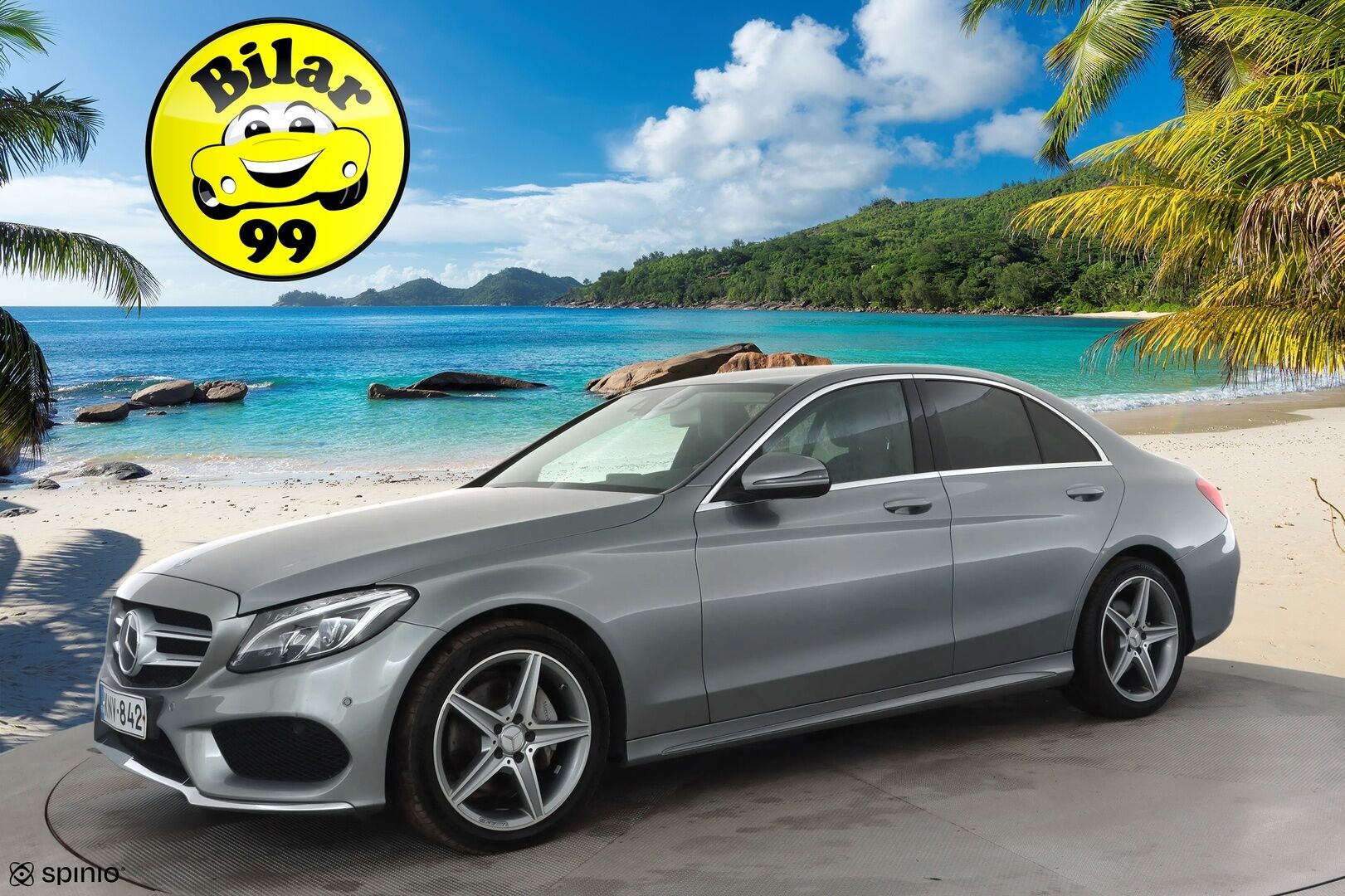 Mercedes-Benz C 2016 220d 4Matic Business AMG * Webasto / Distronic / ILS-LED / P.Tutkat / Sportpenkit / Navi / Kaistavahti / Katveavustin * - Suomi-auto / Kahdet renkaat aluvanteilla