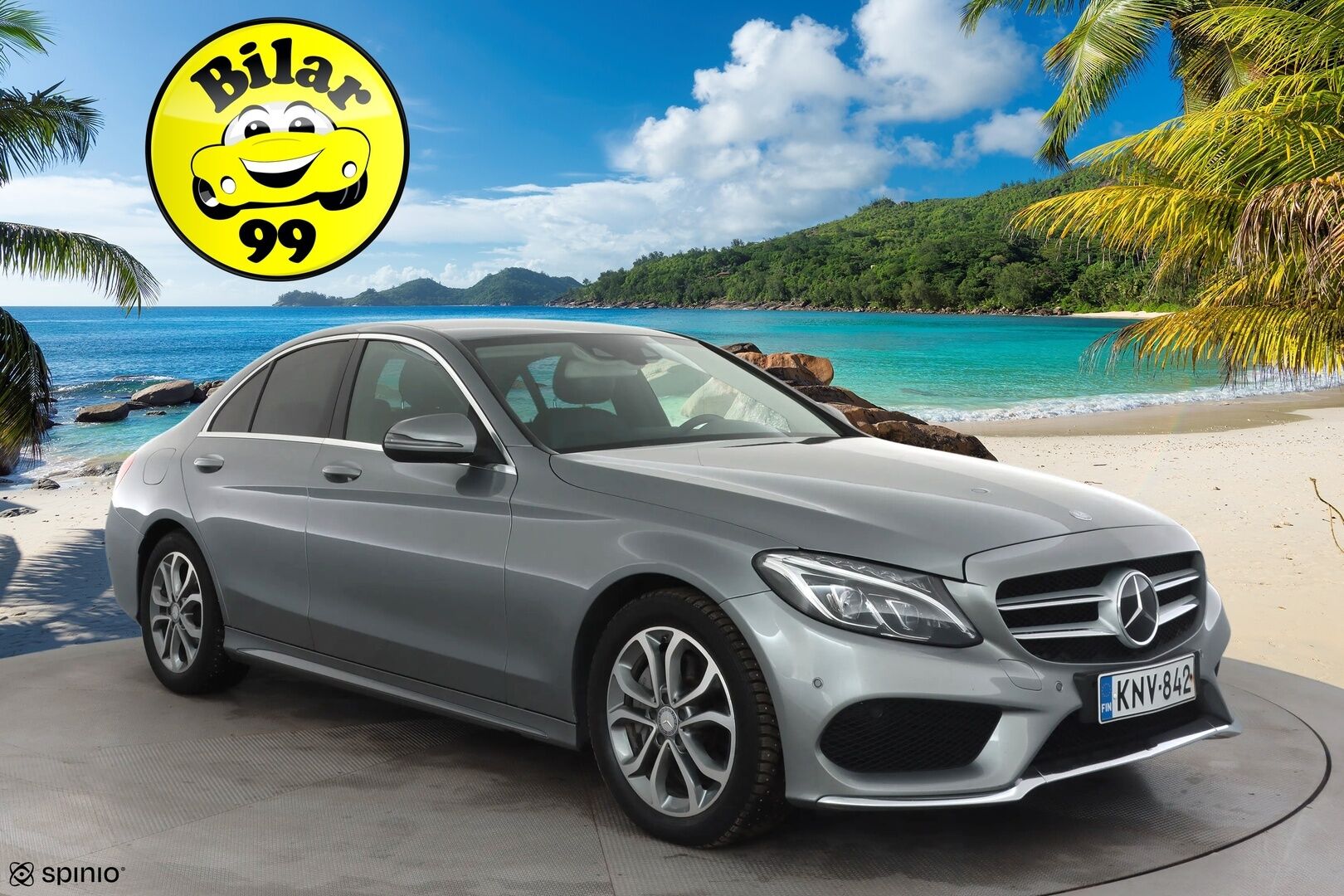 Mercedes-Benz C 2016 220d 4Matic Business AMG * Webasto / Distronic / ILS-LED / P.Tutkat / Sportpenkit / Navi / Kaistavahti / Katveavustin * - Suomi-auto / Kahdet renkaat aluvanteilla