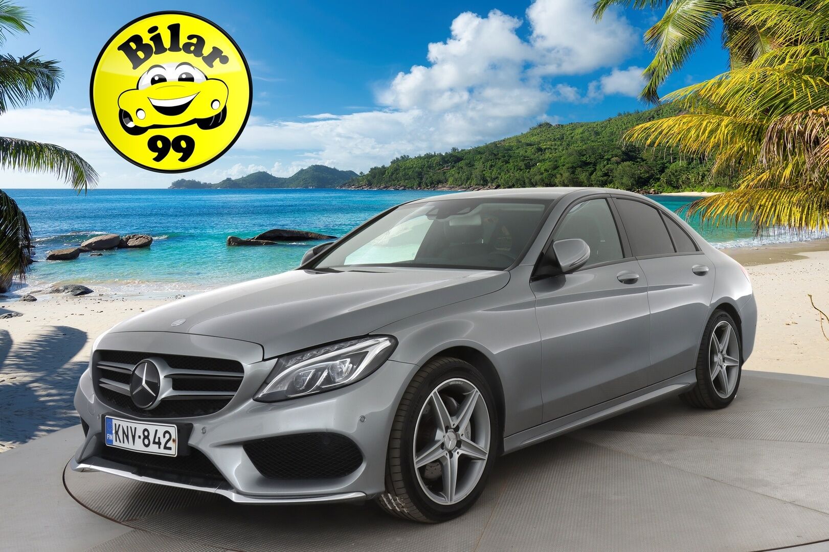 Mercedes-Benz C 2016 220d 4Matic Business AMG * Webasto / Distronic / ILS-LED / P.Tutkat / Sportpenkit / Navi / Kaistavahti / Katveavustin * - Suomi-auto / Kahdet renkaat aluvanteilla - HULLUT AVAJAISHULINAT KORKOTARJOUS 3,29 %