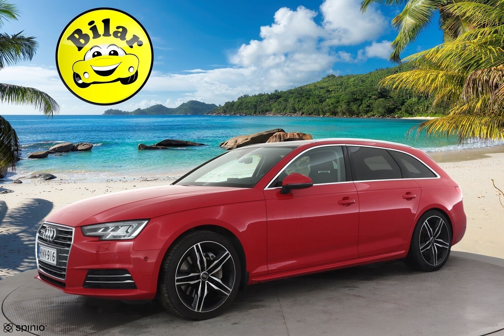 Audi A4 2017 Avant Land of quattro 2,0 TFSI 185 kW quattro S tronic - Vakkari | Webasto | Koukku | B&O | Matrix-LED | HUD | Panorama | 360-Kamera | Sporttipenkit | Digimittaristo | Apple&Android | Suomi-auto | Kahdet Renkaat