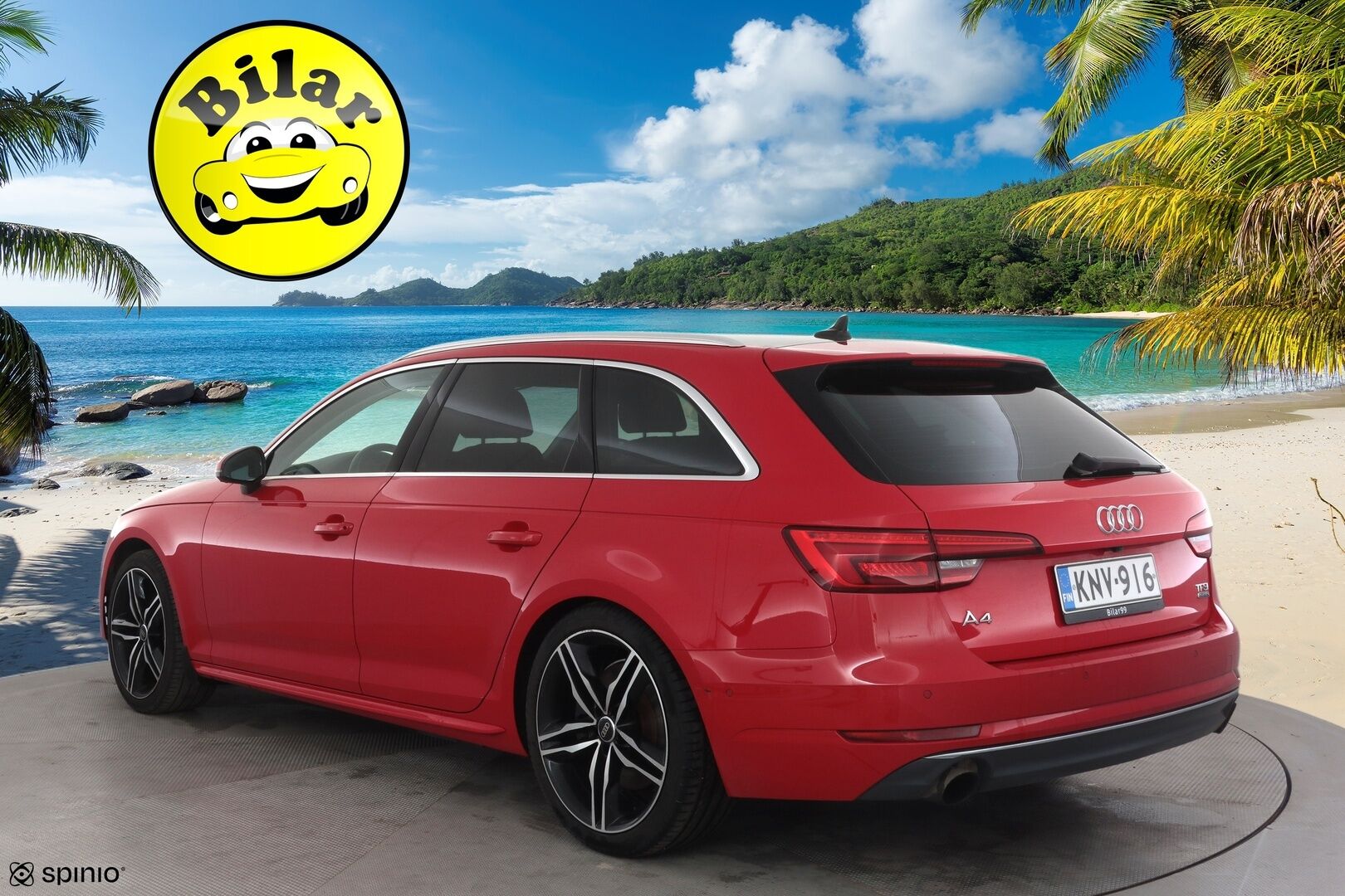 Audi A4 2017 Avant Land of quattro 2,0 TFSI 185 kW quattro S tronic - | Vakkari | Webasto | Koukku | B&O | Matrix-LED | HUD | Panorama | 360-Kamera | Sporttipenkit | Digimittaristo | Apple&Android | Suomi-auto | Kahdet Renkaat |