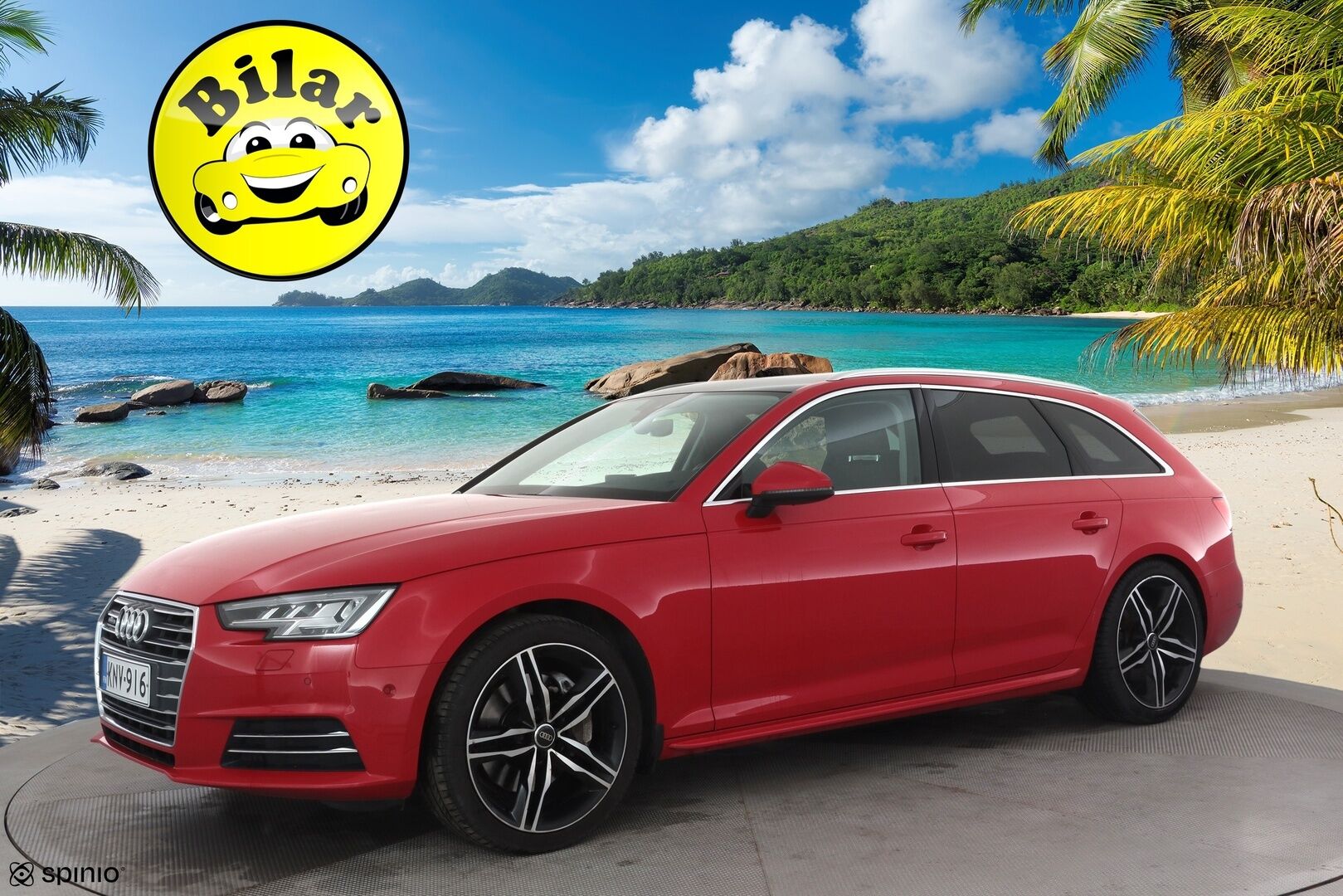 Audi A4 2017 Avant Land of quattro 2,0 TFSI 185 kW quattro S tronic - | Vakkari | Webasto | Koukku | B&O | Matrix-LED | HUD | Panorama | 360-Kamera | Sporttipenkit | Digimittaristo | Apple&Android | Suomi-auto | Kahdet Renkaat |