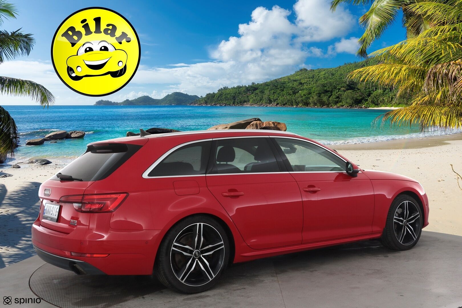 Audi A4 2017 Avant Land of quattro 2,0 TFSI 185 kW quattro S tronic - | Vakkari | Webasto | Koukku | B&O | Matrix-LED | HUD | Panorama | 360-Kamera | Sporttipenkit | Digimittaristo | Apple&Android | Suomi-auto | Kahdet Renkaat |