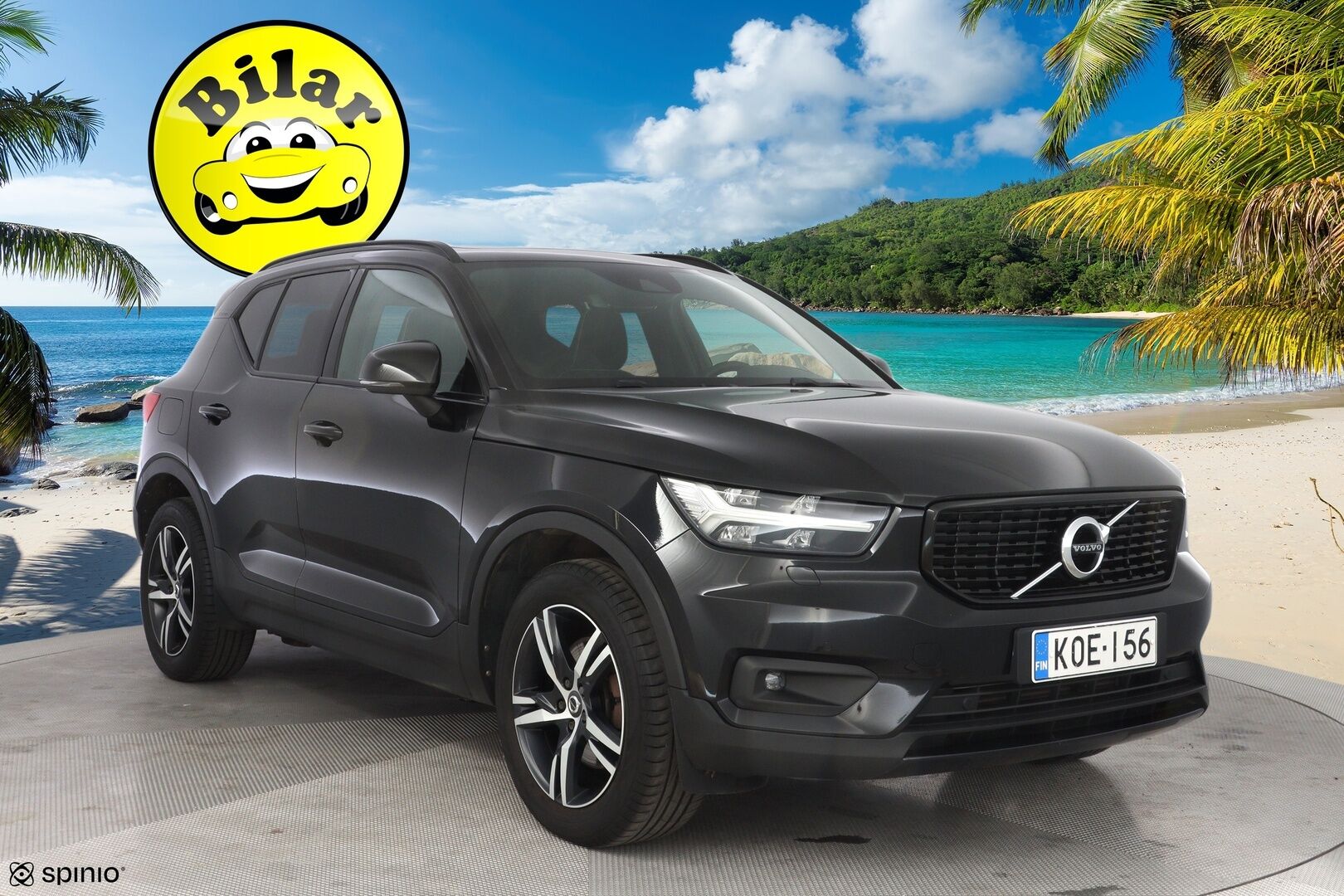 Volvo XC40 2019 D4 AWD Business R-Design aut * ACC / P.kamera / H&K / Webasto / Full LED / Panorama / KeylessGo / Muistipenkki * - 1.Om Suomi-auto / Kahdet Nokian renkaat OEM Vanteilla / Merkkihuollettu / Jakohihna vaihdettu