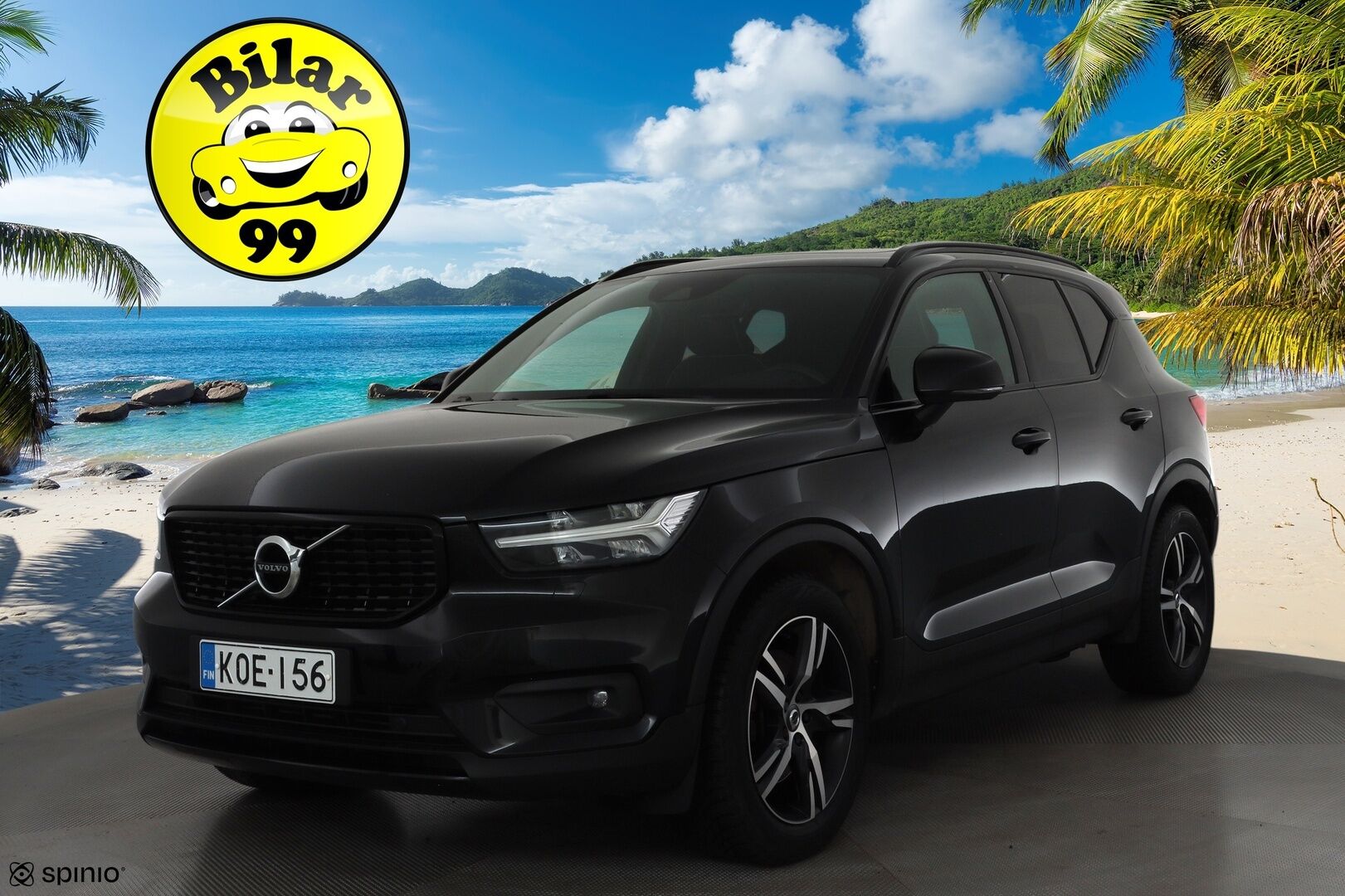 Volvo XC40 2019 D4 AWD Business R-Design aut * ACC / P.kamera / H&K / Webasto / Full LED / Panorama / KeylessGo / Muistipenkki * - 1.Om Suomi-auto / Kahdet renkaat aluvanteilla / Merkkihuollettu / Huippuvarusteet