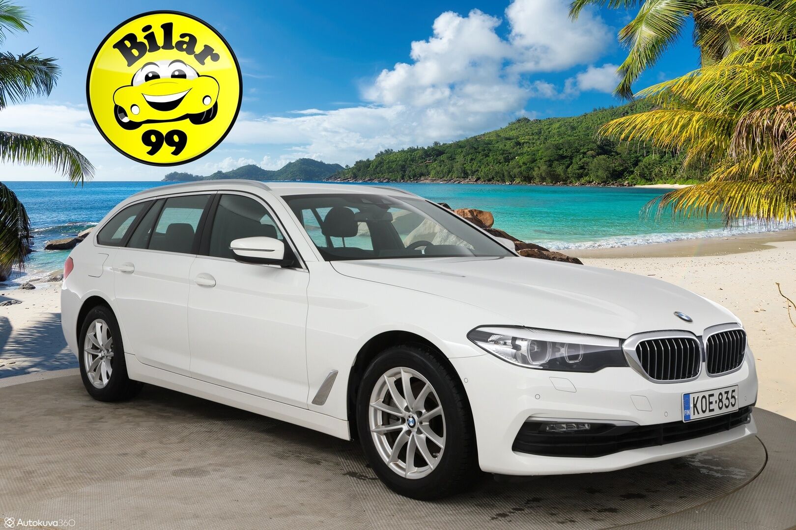 BMW 520 2019 G31 Touring 520d A xDrive Edition Comfort / M-sport ratti / Sporttinahat / Hifit / Prof. Navi / LED / P-kamera - 2.om Suomi-auto / Merkkiliikkeen huollot / Vakkari / Digimittaristo / Ratin lämmitin / Sähkötoiminen takaluukku / Ambient valaistus 