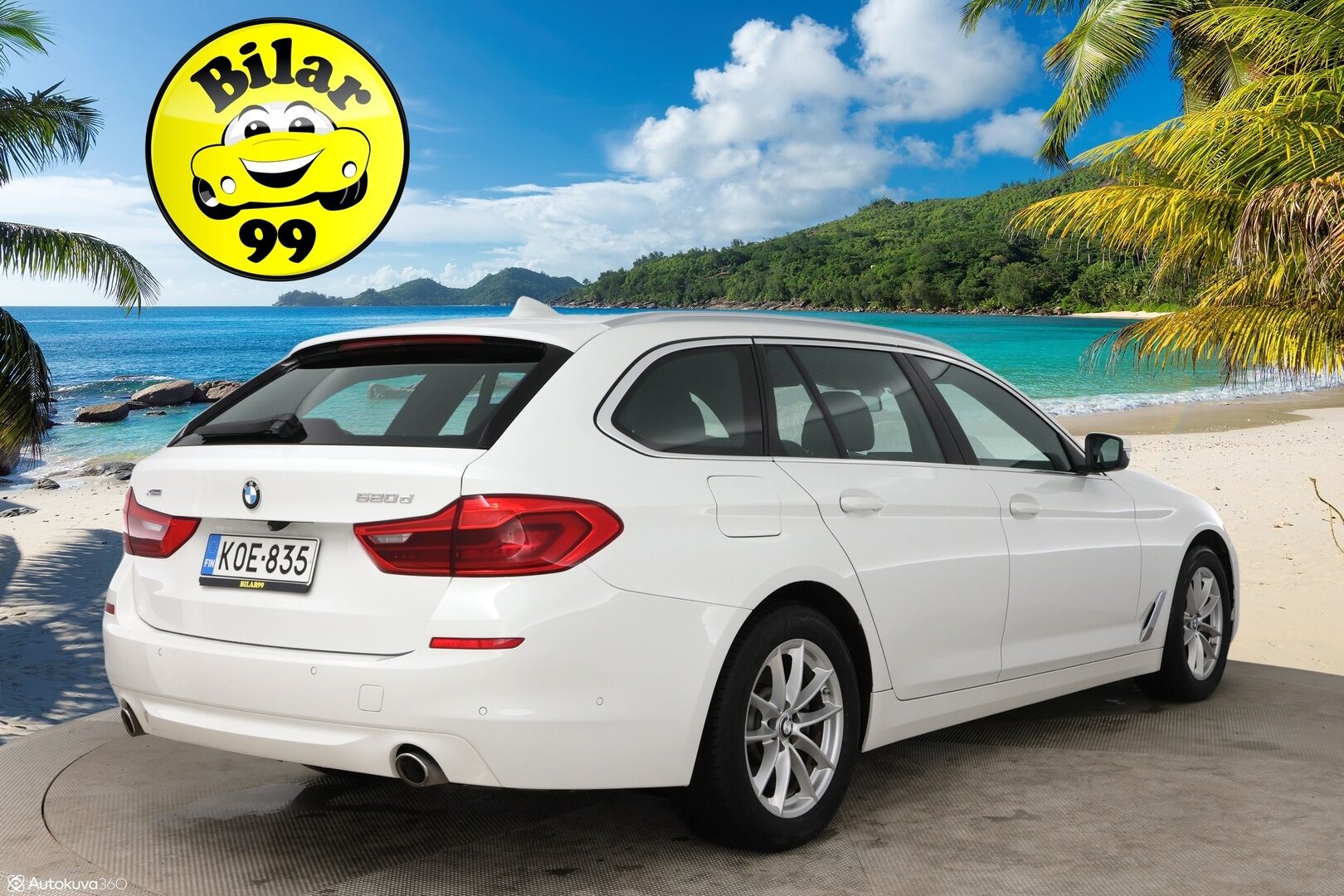 BMW 520 2019 G31 Touring 520d A xDrive Edition Comfort / M-sport ratti / Sporttinahat / Hifit / Prof. Navi / LED / P-kamera - 2.om Suomi-auto / Merkkiliikkeen huollot / Vakkari / Digimittaristo / Ratin lämmitin / Sähkötoiminen takaluukku / Ambient valaistus 