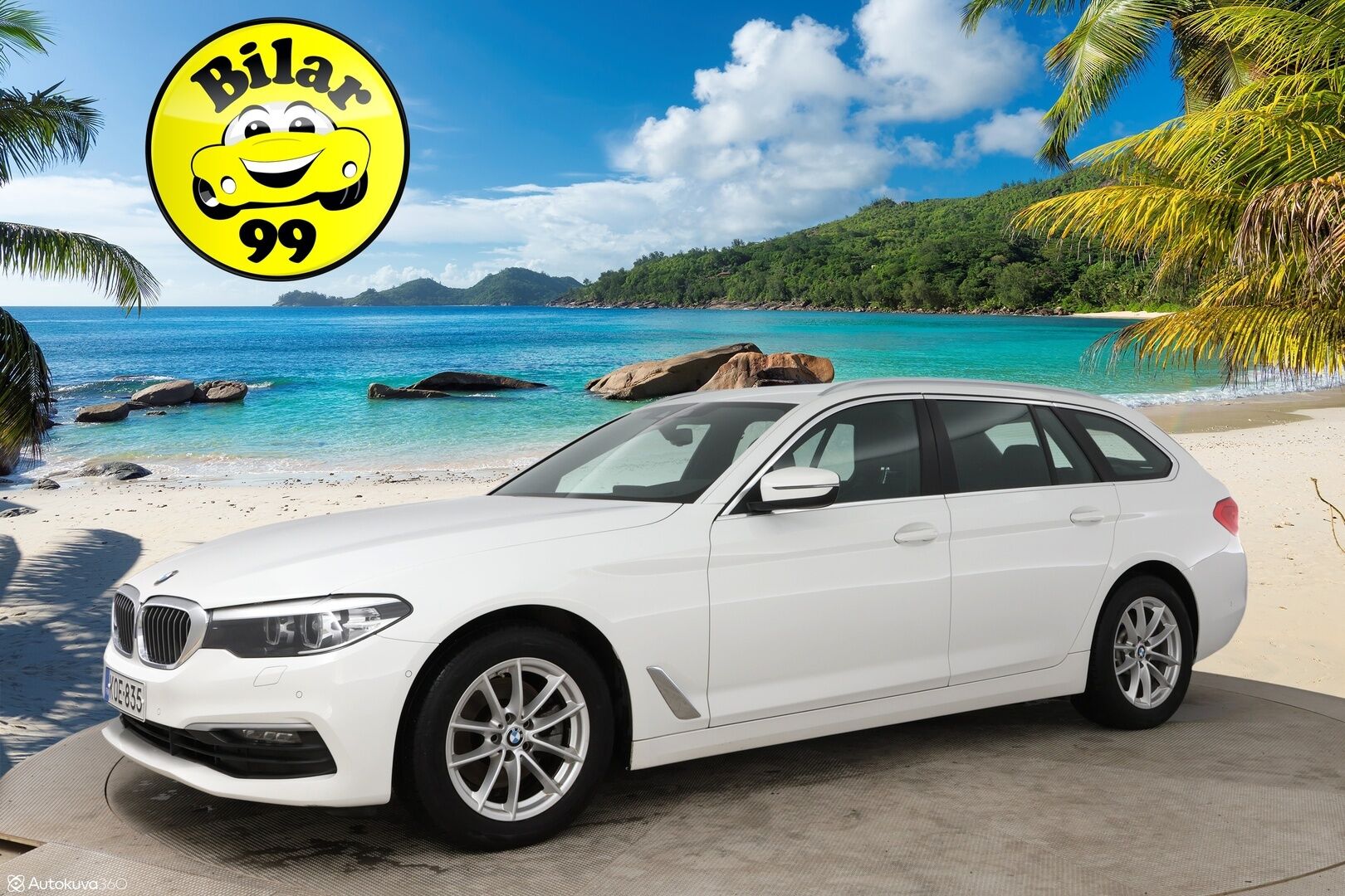 BMW 520 2019 G31 Touring 520d A xDrive Edition Comfort / M-sport ratti / Sporttinahat / Hifit / Prof. Navi / LED / P-kamera - 2.om Suomi-auto / Merkkiliikkeen huollot / Vakkari / Digimittaristo / Ratin lämmitin / Sähkötoiminen takaluukku / Ambient valaistus 