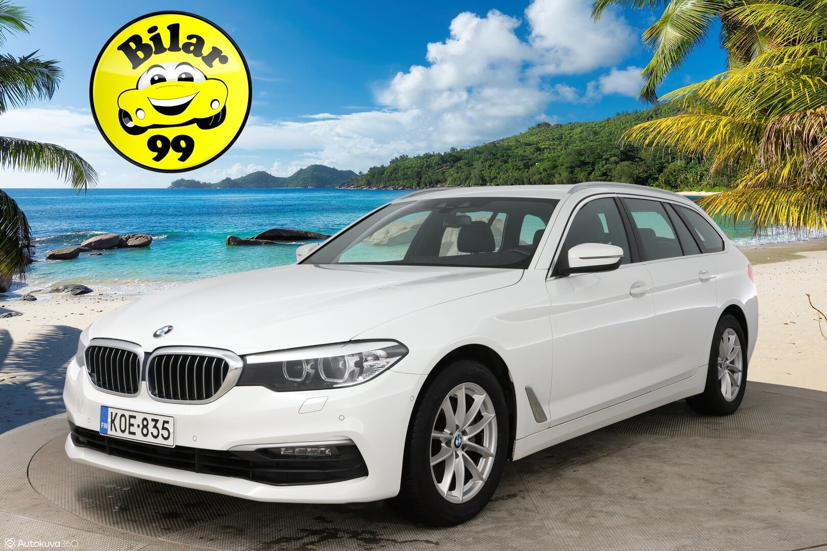 BMW 520 2019 G31 Touring 520d A xDrive Edition Comfort / M-sport ratti / Sporttinahat / Hifit / Prof. Navi / LED / P-kamera - 2.om Suomi-auto / Merkkiliikkeen huollot / Vakkari / Digimittaristo / Ratin lämmitin / Sähkötoiminen takaluukku / Ambient valaistus 