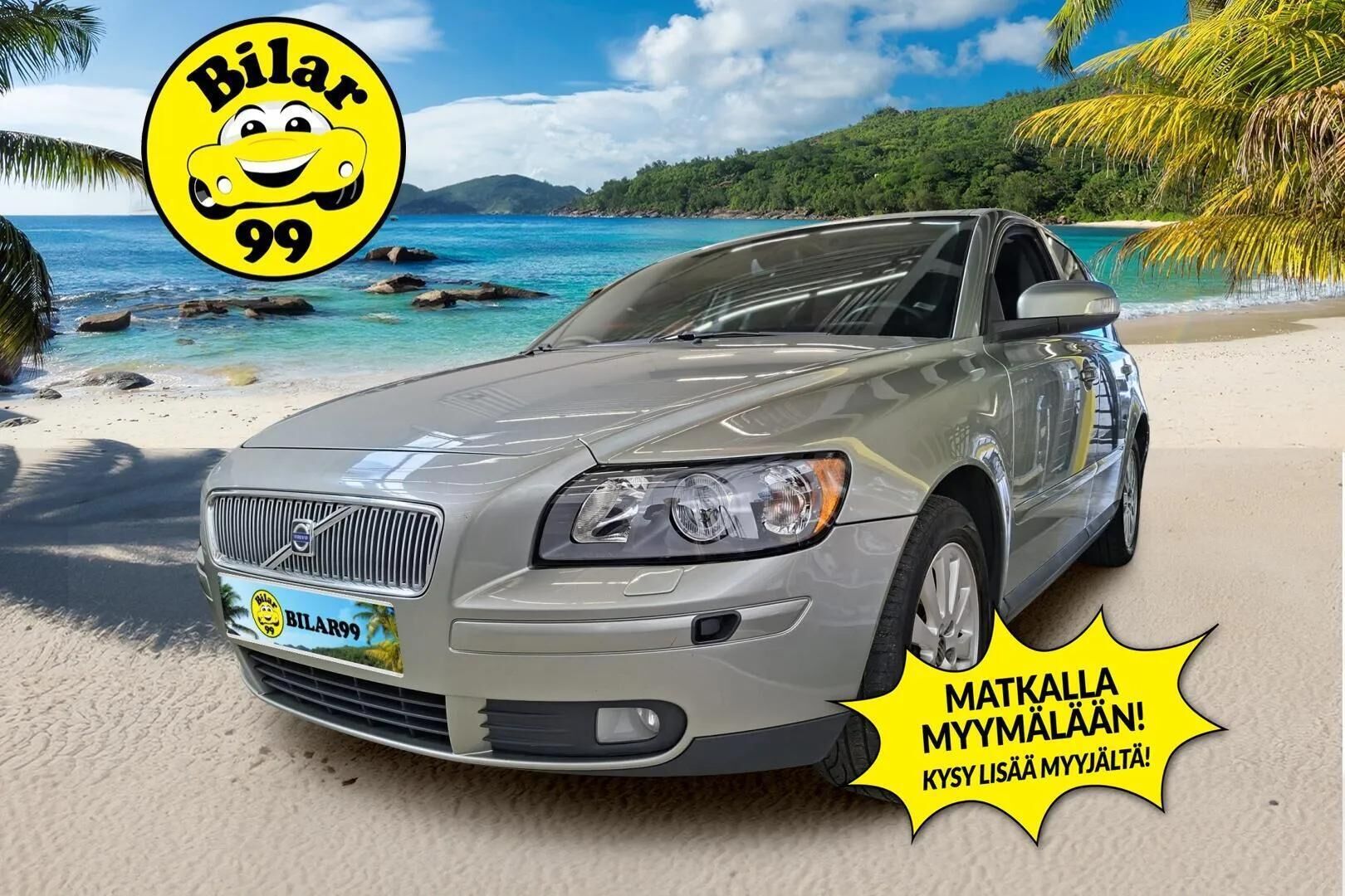 Volvo V50 2007 5D V50 STW 2.4 AUTOMATIC-MW6659/264 - | YritysOutlet - Myydään vain yrityksille | jakopää tehty 2024 | Hyvät renkaat alumiinivanteilla | Vakionopeudensäädin | Siisti kori |