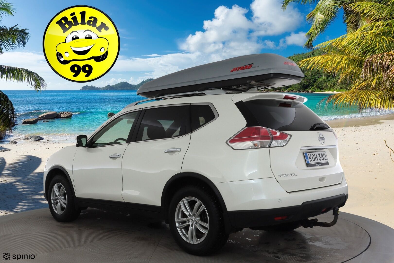 Nissan X-Trail 2017 dCi 130 Tekna 4WD 6 MT * Sisätilanlämmitin / Kaistavahti / Navi / Katveavustin / 360° / LED / Koukku / Nahkaverhoilu * - KeylessGO / Suomi-auto 