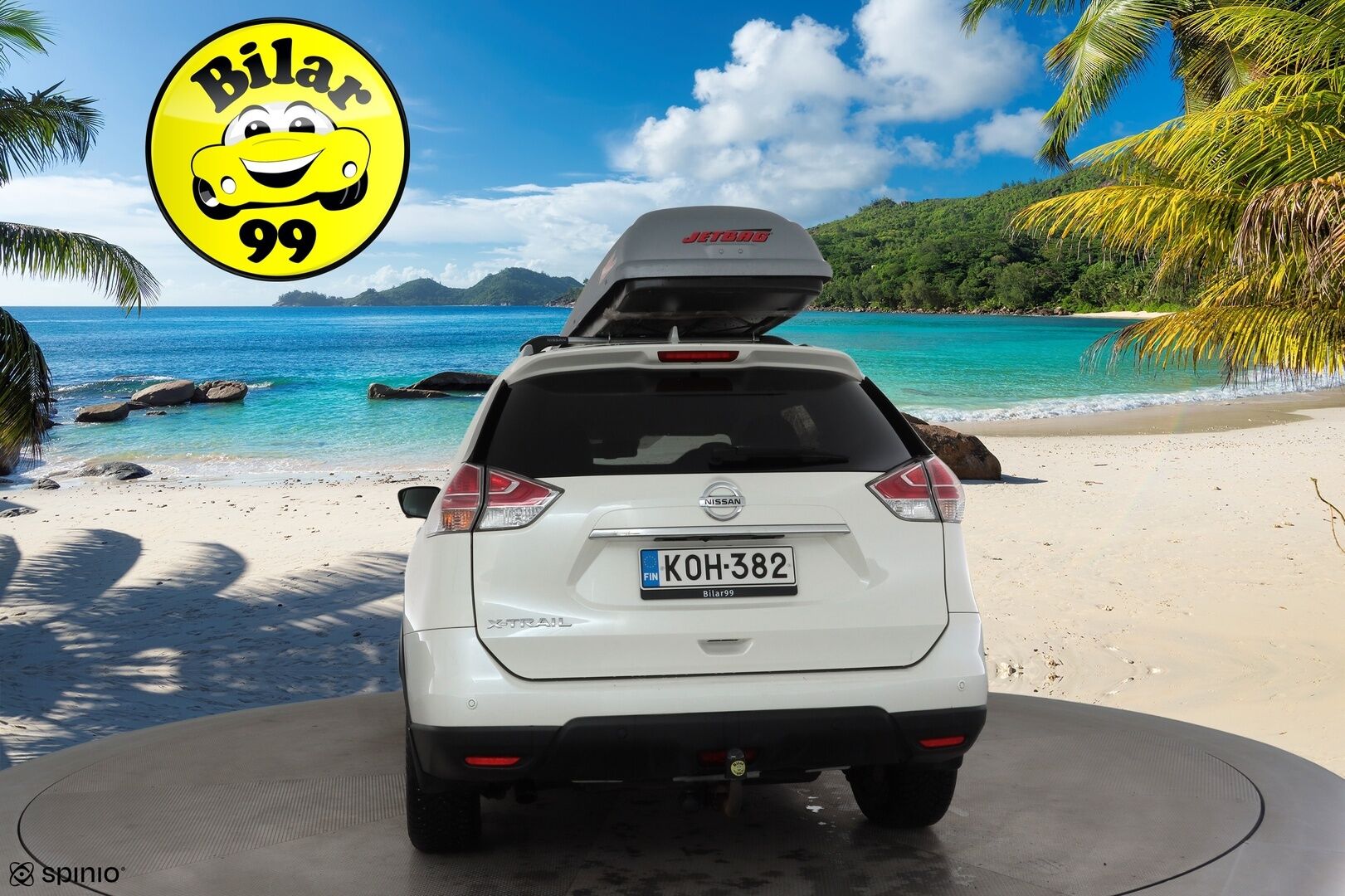 Nissan X-Trail 2017 dCi 130 Tekna 4WD 6 MT * Sisätilanlämmitin / Kaistavahti / Navi / Katveavustin / 360° / LED / Koukku / Nahkaverhoilu * - KeylessGO / Suomi-auto 