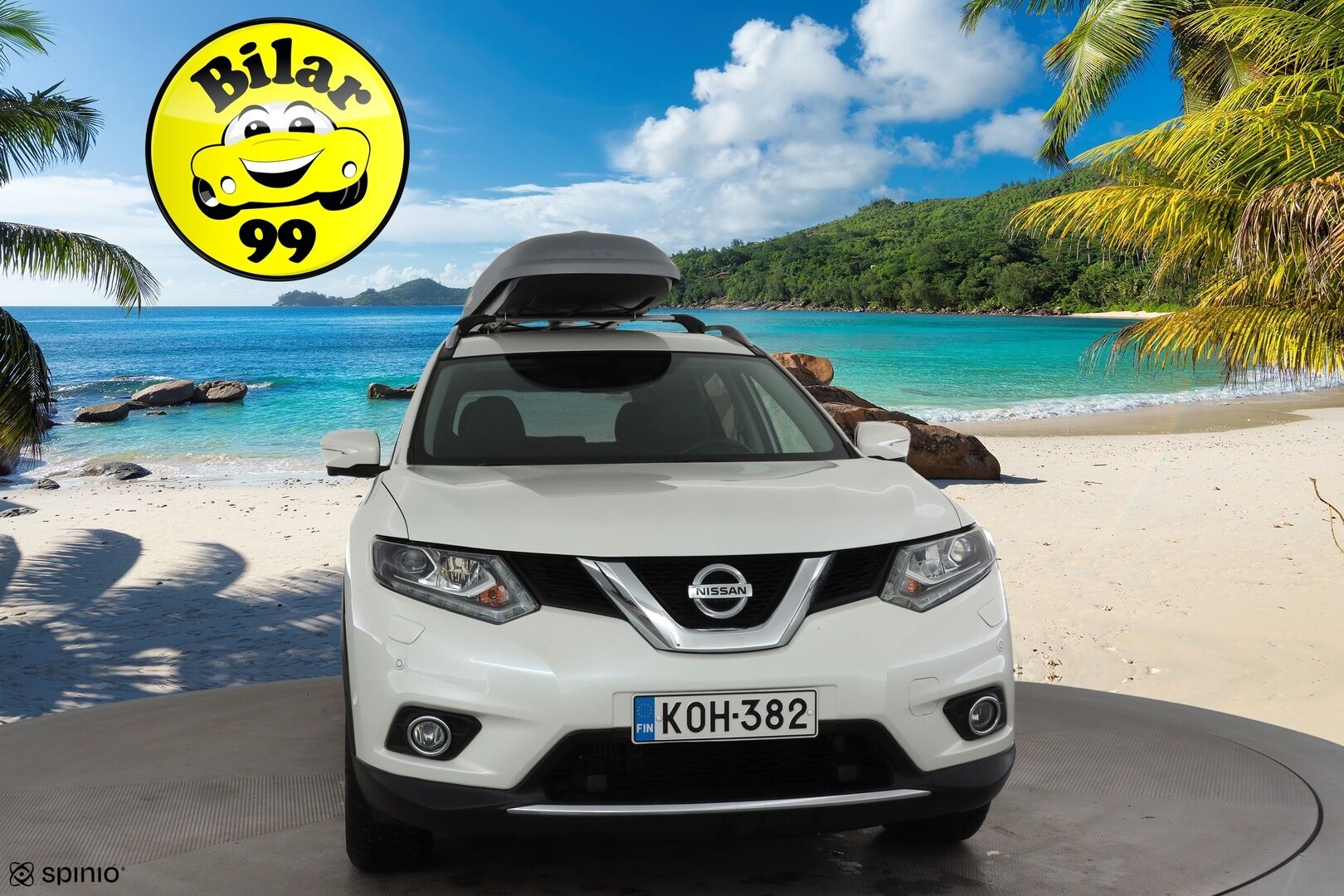 Nissan X-Trail 2017 dCi 130 Tekna 4WD 6 MT * Sisätilanlämmitin / Kaistavahti / Navi / Katveavustin / 360° / LED / Koukku / Nahkaverhoilu * - KeylessGO / Suomi-auto 