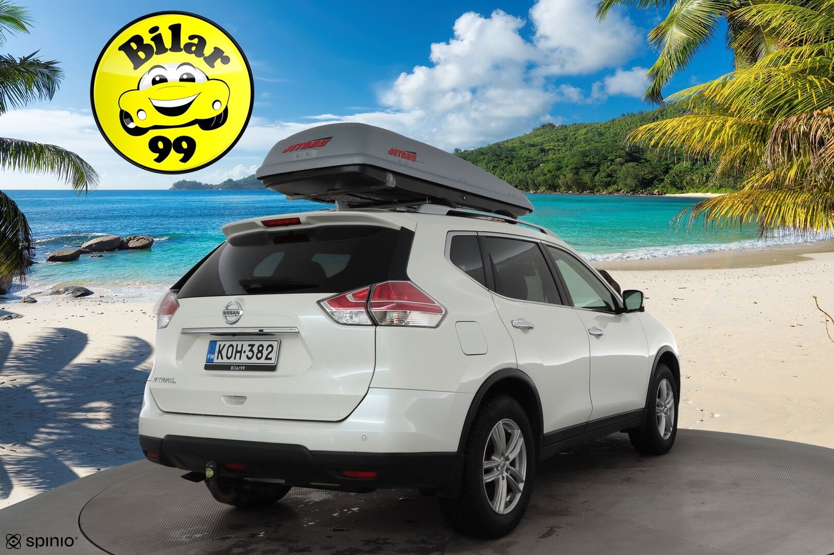 Nissan X-Trail 2017 dCi 130 Tekna 4WD 6 MT * Sisätilanlämmitin / Kaistavahti / Navi / Katveavustin / 360° / LED / Koukku / Nahkaverhoilu * - KeylessGO / Suomi-auto - HULLUT BLACKWEEK JATKOT - KORKOTARJOUS 2,49%