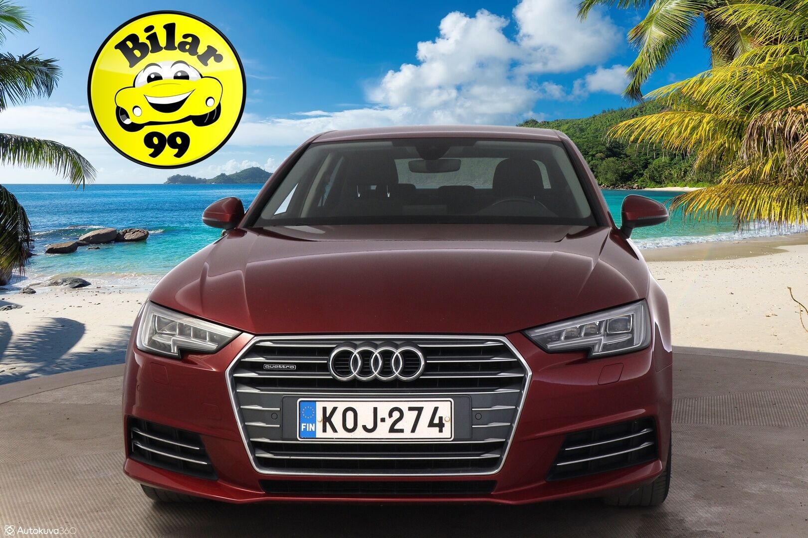 Audi A4 2017 Sedan Land of quattro 2,0 TDI 140 kW quattro S tronic - HUIPPUVARUSTEET! / Webasto / Vetokoukku / Matrix LED / Bang&Olyfsen / Sporttipenkit 