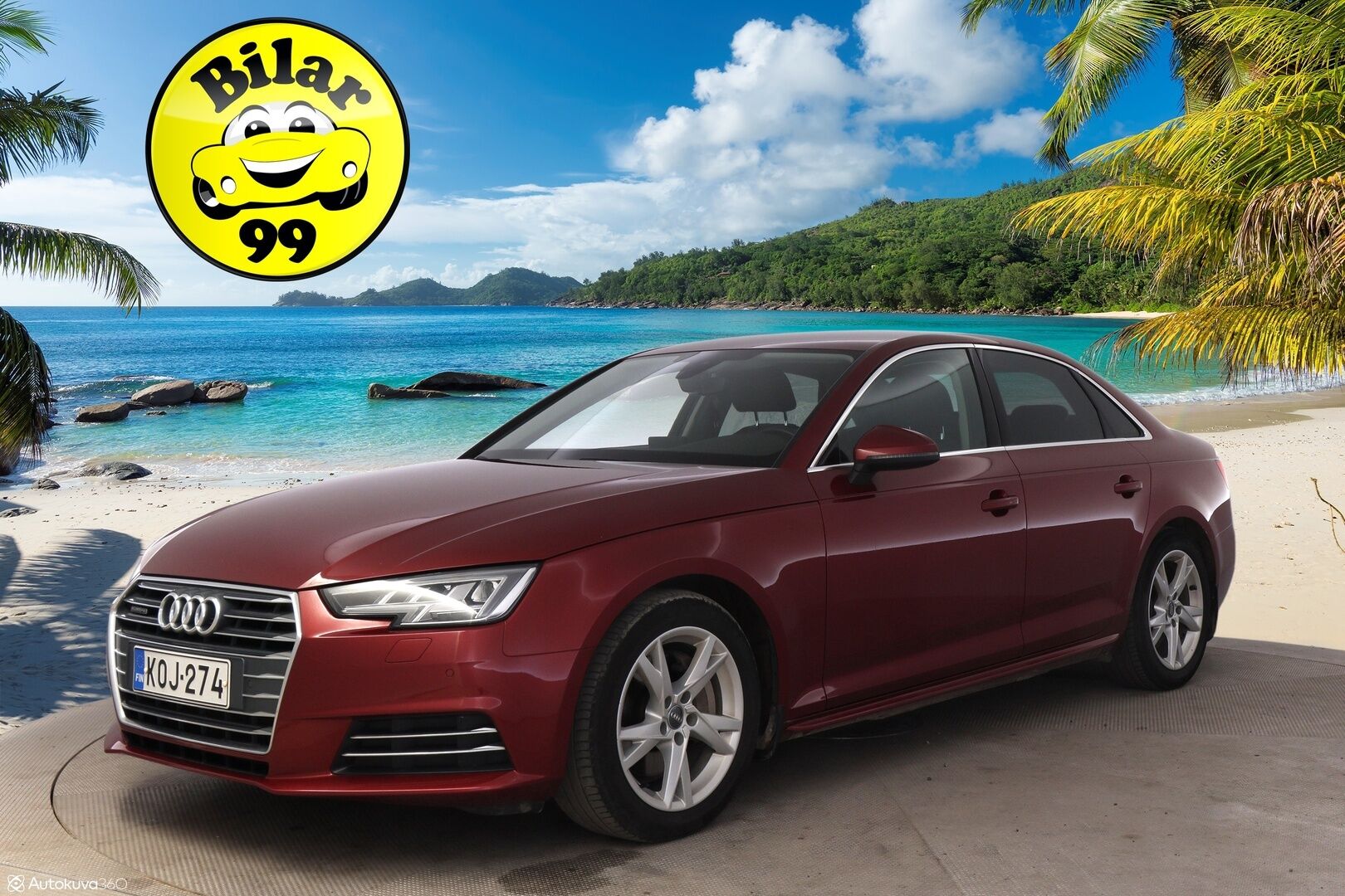 Audi A4 2017 Sedan Land of quattro 2,0 TDI 140 kW quattro S tronic - HUIPPUVARUSTEET! / Webasto / Vetokoukku / Matrix LED / Bang&Olyfsen / Sporttipenkit 