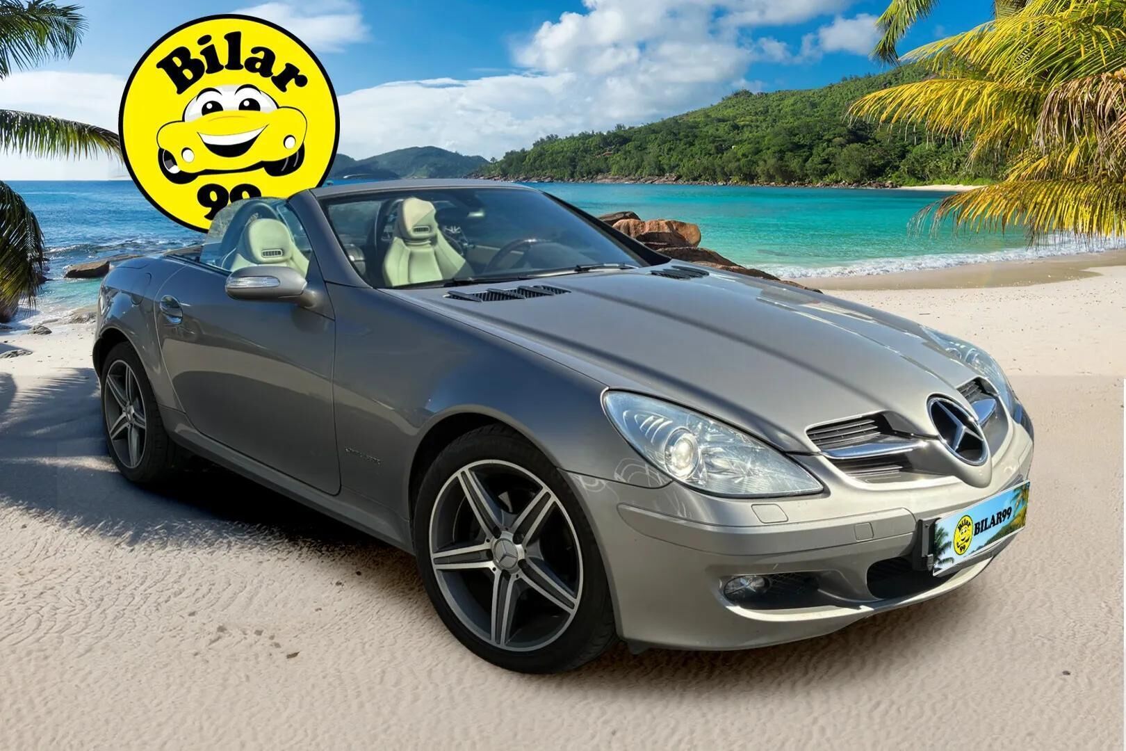 Mercedes-Benz SLK 2004 200 Kompressor A * Nappanahka / Muistipenkki / Airscarf / Sporttialusta * - Kahdet renkaat vanteineen / Juuri katsastettu - HULLUT AVAJAISHULINAT KORKOTARJOUS 3,29 %