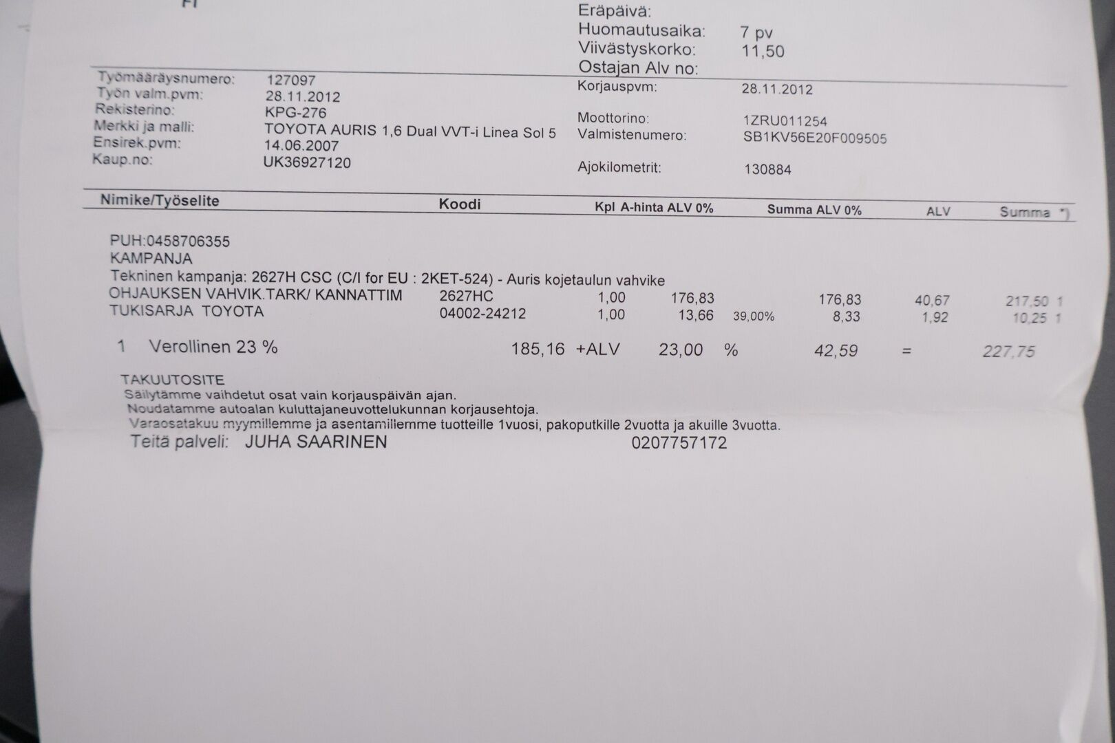 Toyota Auris 2007 Dual VVT-i Linea Sol 5ov - */ MYYDÄÄN HUUTOKAUPAT.COM / Suomi-auto / Ilmastointi / Lohko / Huoltokirja / 2x renkaat /*