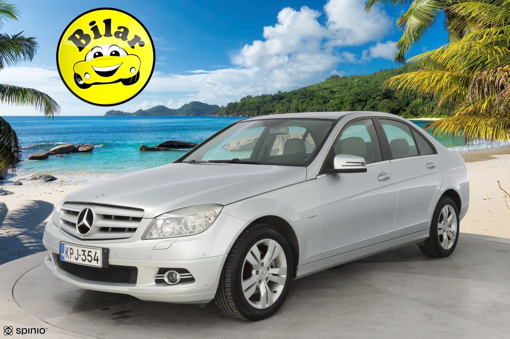 Mercedes-Benz C 2009 220 CDI BE A Premium Business - Suomi- auto | Viimeisin huolto 197tkm | Kahdet renkaat aluvantein | Vakkari | Tutkat | Lohkolämmitin | Puolinahkasisusta