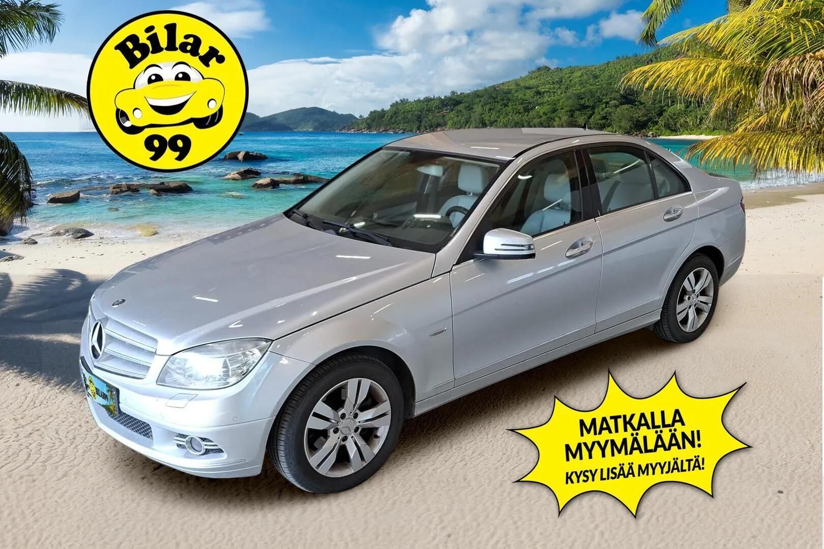 Mercedes-Benz C 2009 220 CDI BE A Premium Business - Suomi- auto | Viimeisin huolto 197tkm | Kahdet renkaat aluvantein | Vakkari | Tutkat | Lohkolämmitin | Puolinahkasisusta