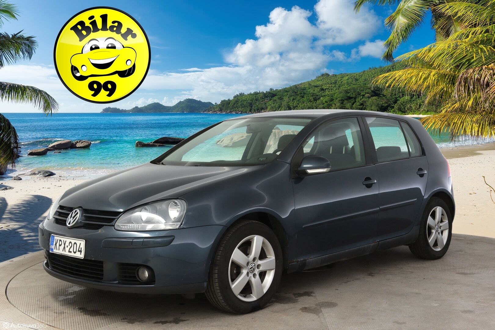 Volkswagen Golf 2007 Trendline 1,4 59 kW 4-ov * Myydään huutokaupat.com / 2x renkaat / Vakkari ** - * Puhtaalla leimalla oleva yksilö! / Kaksilla renkailla!*