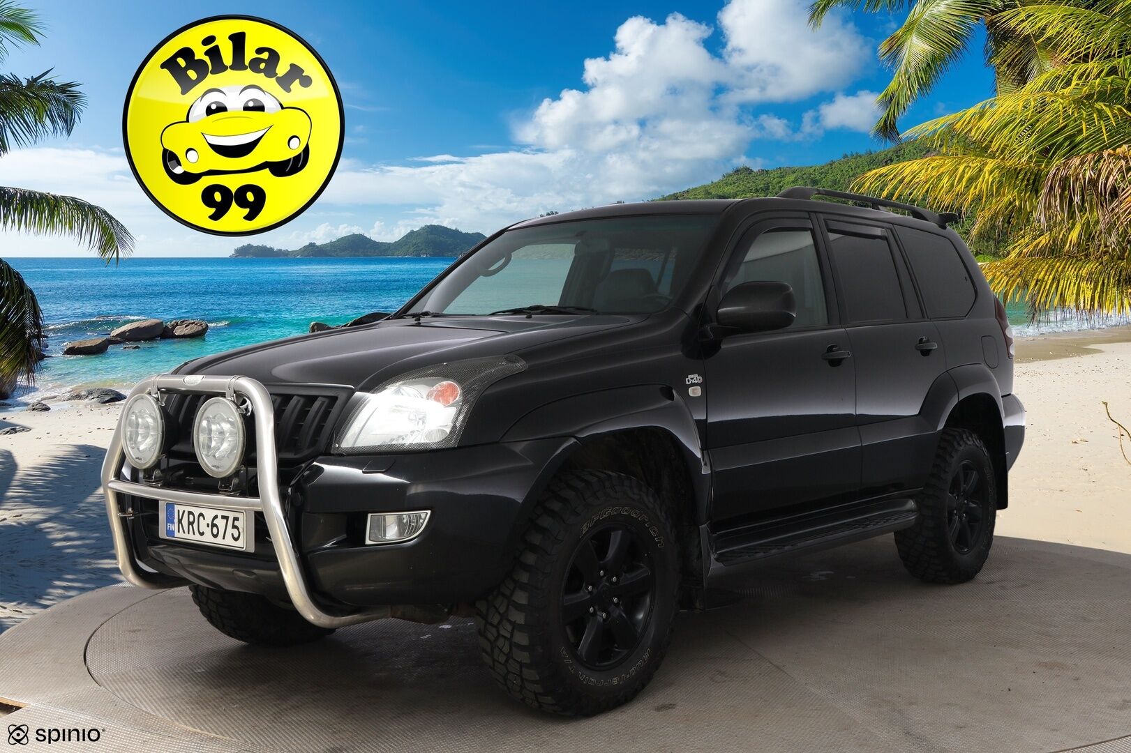 Toyota Land Cruiser 2004 3,0 D4D 2h pakettiauto man. - PowerHeat / Nahkasisusta / Karjarauta / Nappularenkaat / Vakkari / Koukku / Lohko & Sisäpistoke / Upea!