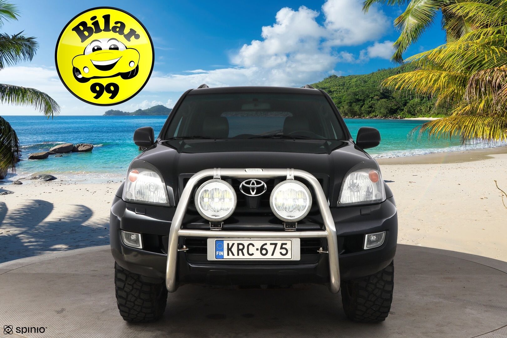 Toyota Land Cruiser 2004 3,0 D4D 2h pakettiauto man. - PowerHeat / Nahkasisusta / Karjarauta / Nappularenkaat / Vakkari / Koukku / Lohko & Sisäpistoke / Upea!