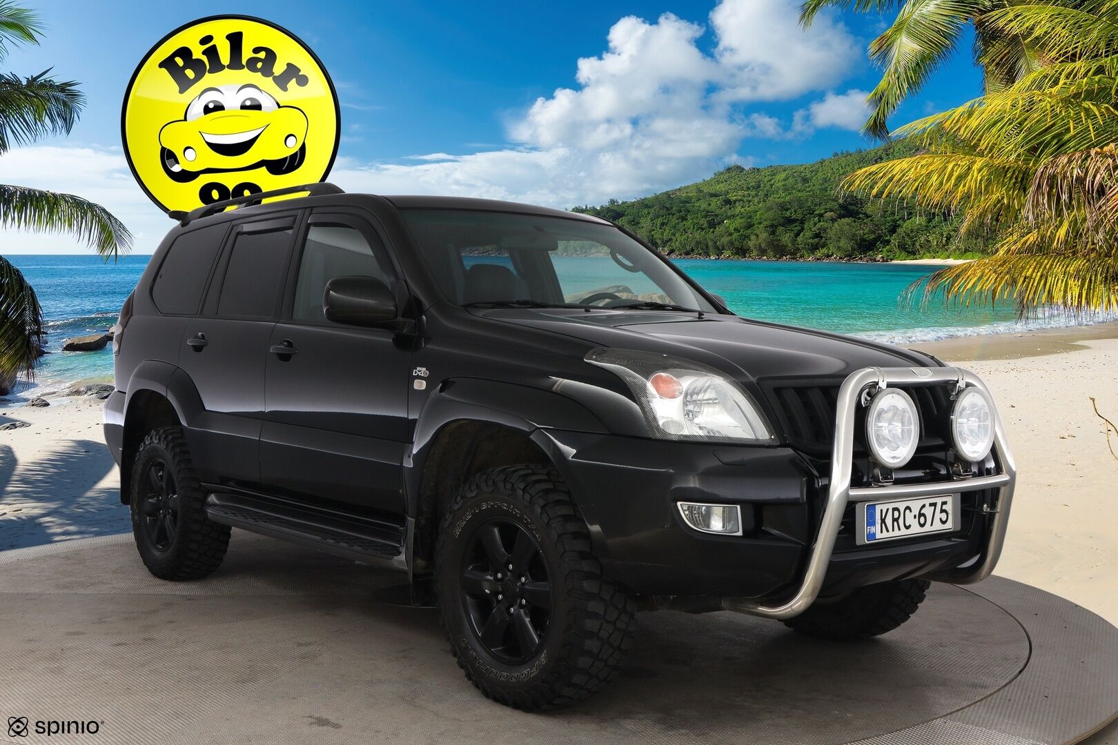 Toyota Land Cruiser 2004 3,0 D4D 2h pakettiauto man. - PowerHeat / Nahkasisusta / Karjarauta / Nappularenkaat / Vakkari / Koukku / Lohko & Sisäpistoke / Upea!