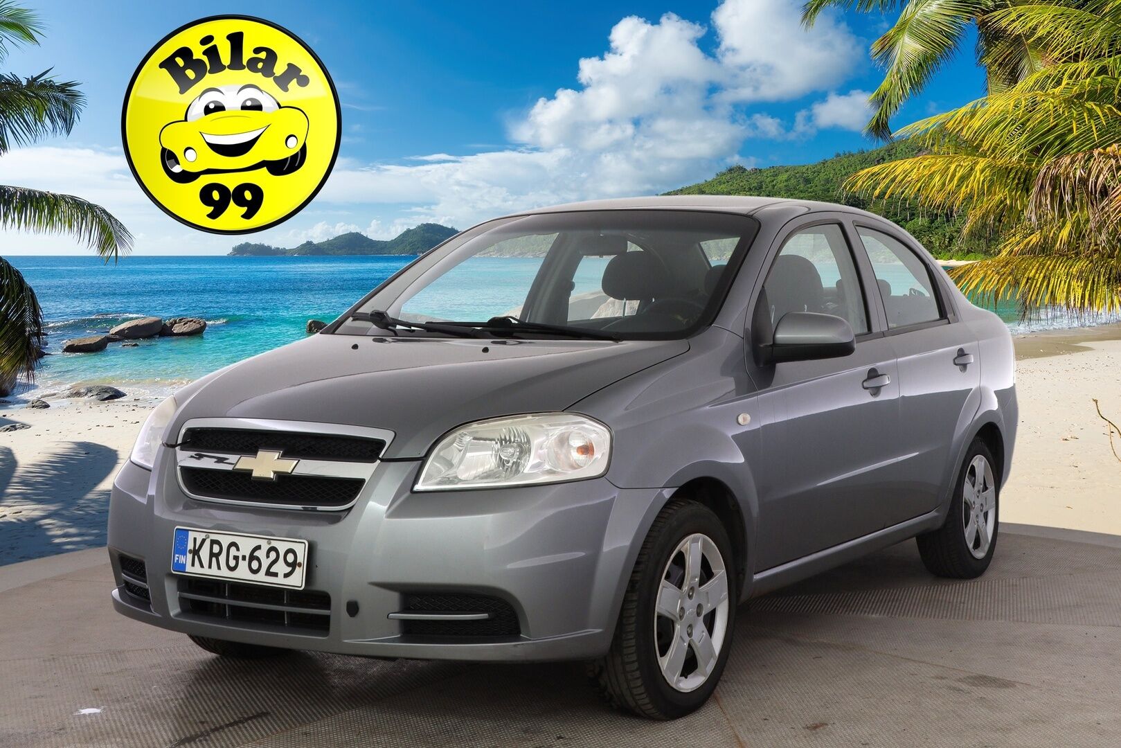 Chevrolet Aveo 2009 4-ov LS 1,4 M/T AC Star * YritysOutlet - Myydään vain yrityksille * - ** Suomi-auto / Lohko / Kahdet renkaat **