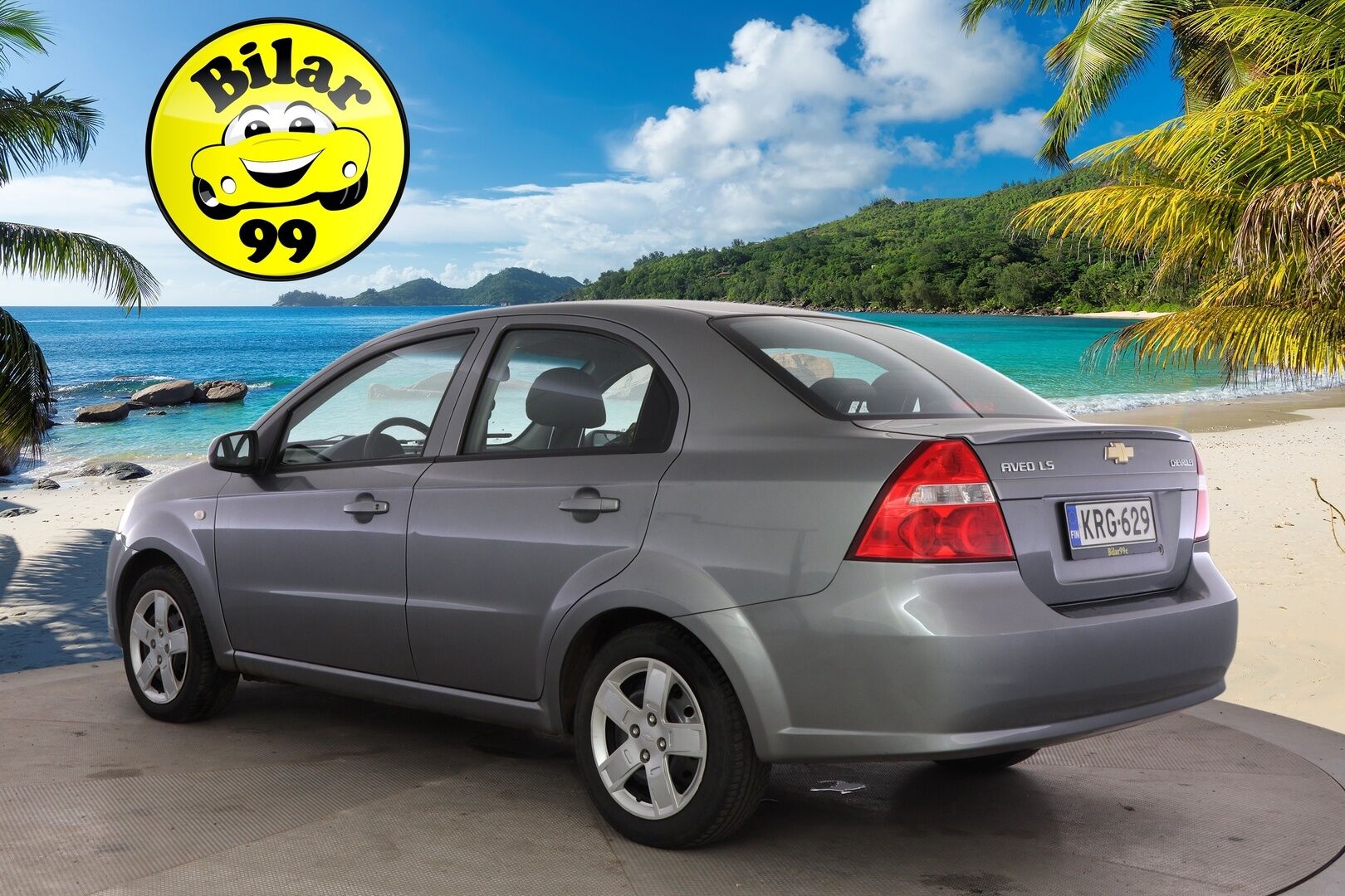 Chevrolet Aveo 2009 4-ov LS 1,4 M/T AC Star * YritysOutlet - Myydään vain yrityksille * - ** Suomi-auto / Lohko / Kahdet renkaat **