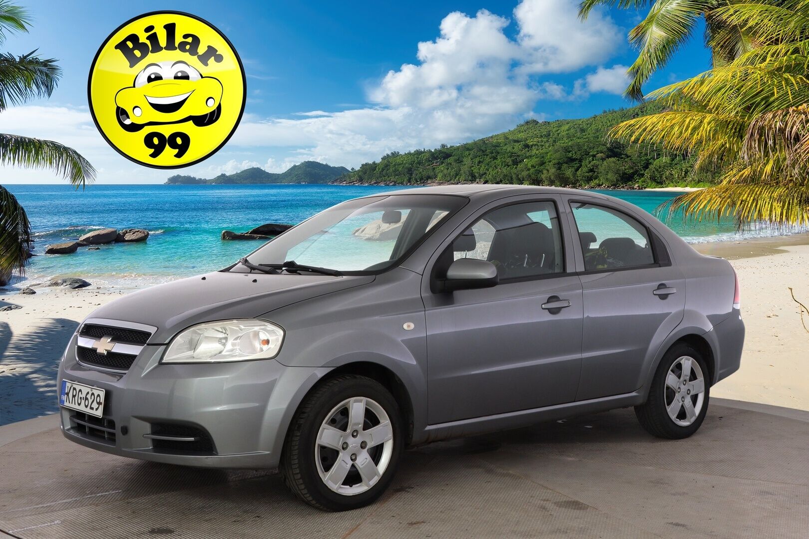 Chevrolet Aveo 2009 4-ov LS 1,4 M/T AC Star * YritysOutlet - Myydään vain yrityksille * - ** Suomi-auto / Lohko / Kahdet renkaat **