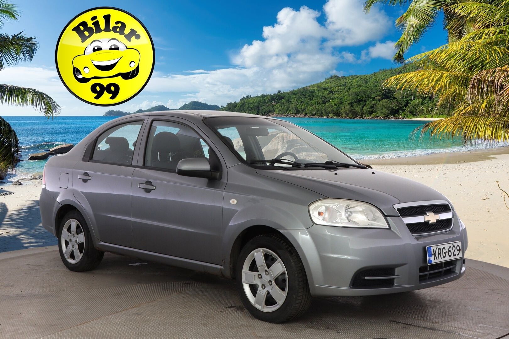 Chevrolet Aveo 2009 4-ov LS 1,4 M/T AC Star * YritysOutlet - Myydään vain yrityksille * - ** Suomi-auto / Lohko / Kahdet renkaat **