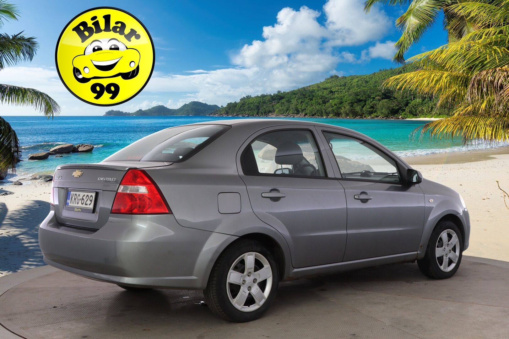 Chevrolet Aveo 2009 4-ov LS 1,4 M/T AC Star * YritysOutlet - Myydään vain yrityksille * - ** Suomi-auto / Lohko / Kahdet renkaat **