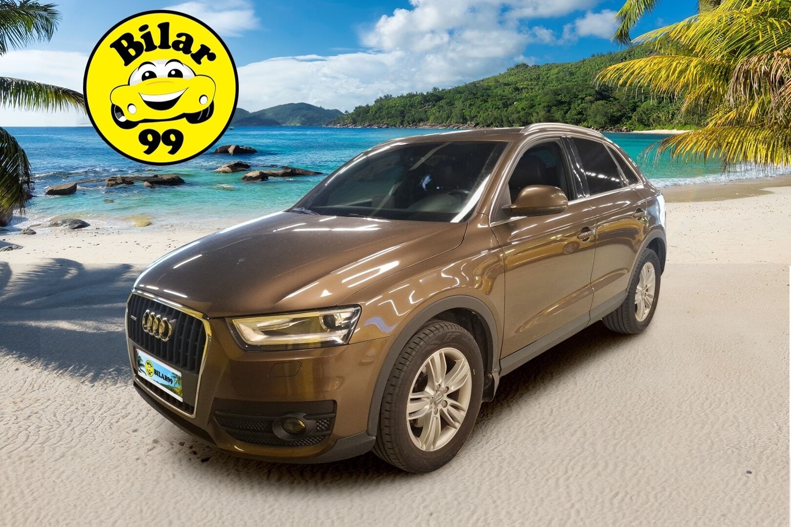 Audi Q3 2012 2,0 TFSI 155 kW quattro S tronic Start-Stop Business - | Ruskeat nahat | Lohko | Tutka | Vakkari | 2x hyväkuntoiset renkaat | Mustakatto | Särmät huollot |